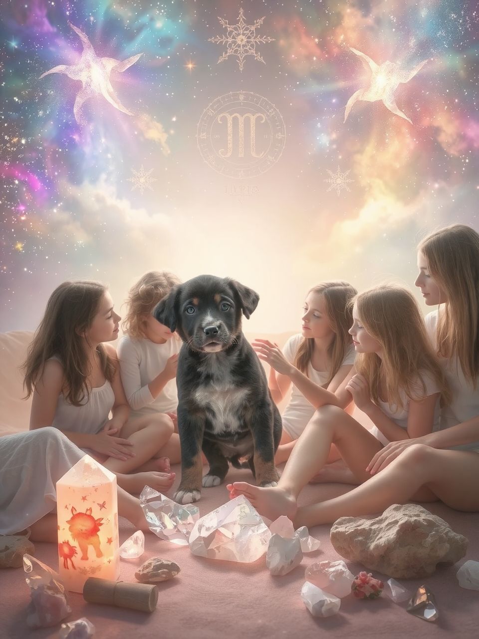 A fekete kiskutya a titkos félelmek szimbóluma lehet.