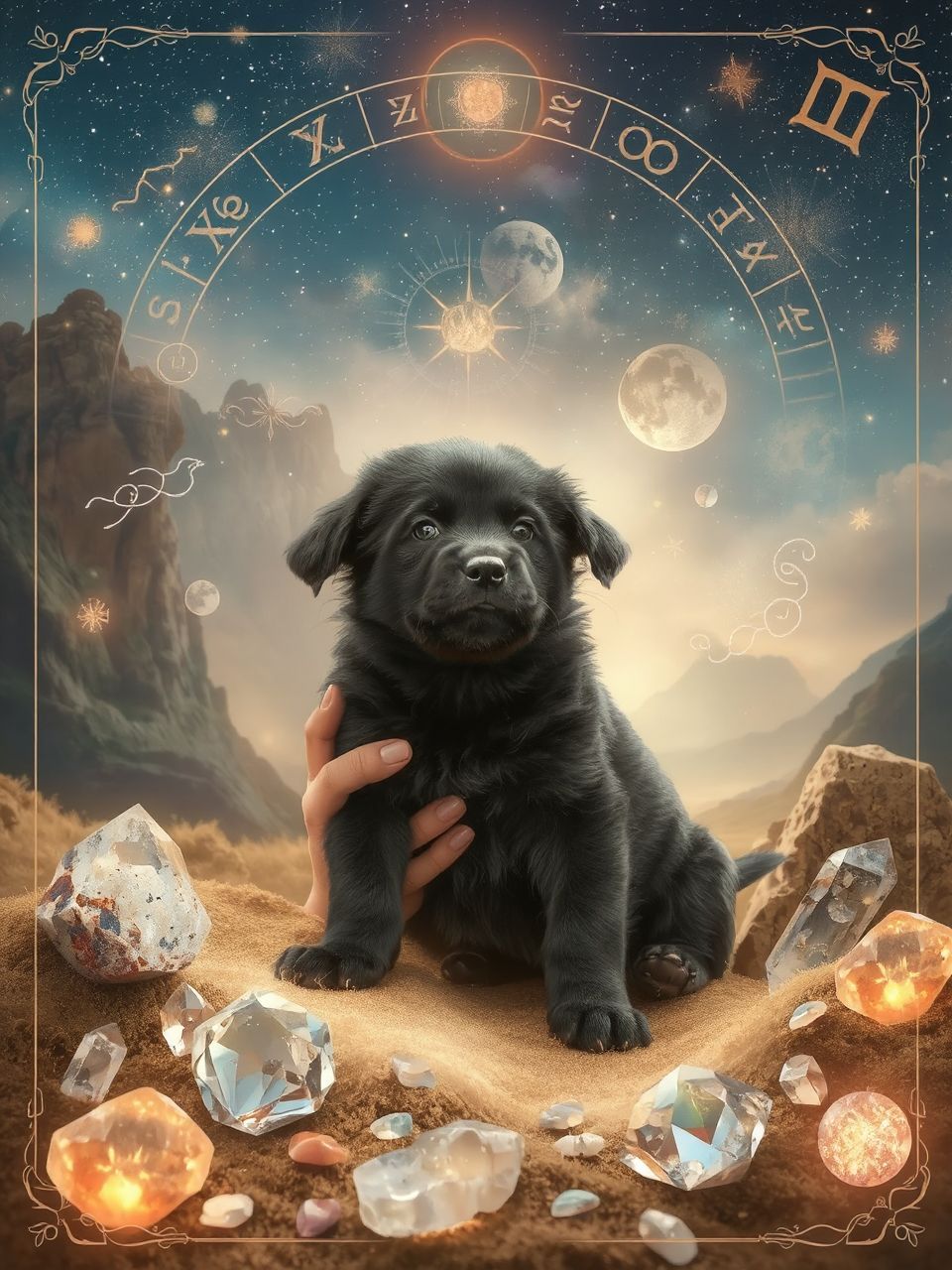 A fekete kutya álma új titkok felfedezését jelzi.