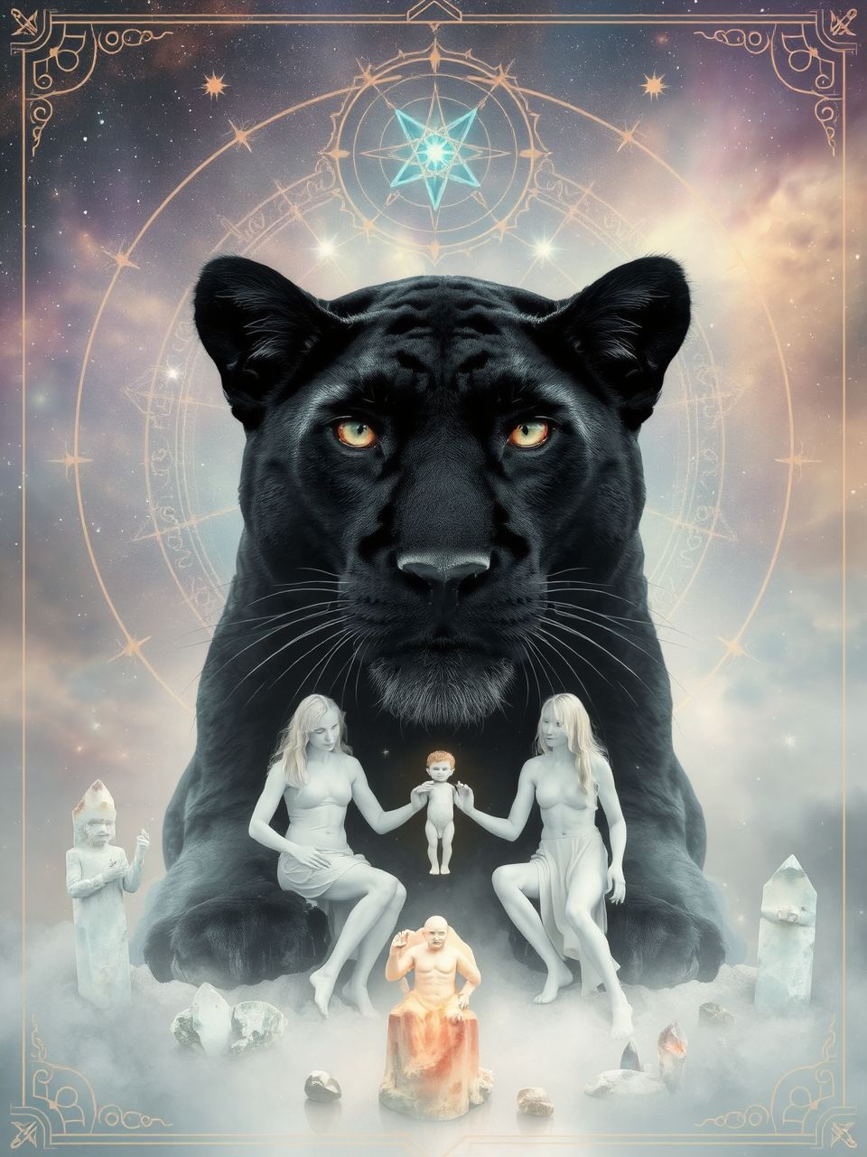 A fekete párduc a bátorság és titokzatos erő szimbóluma.