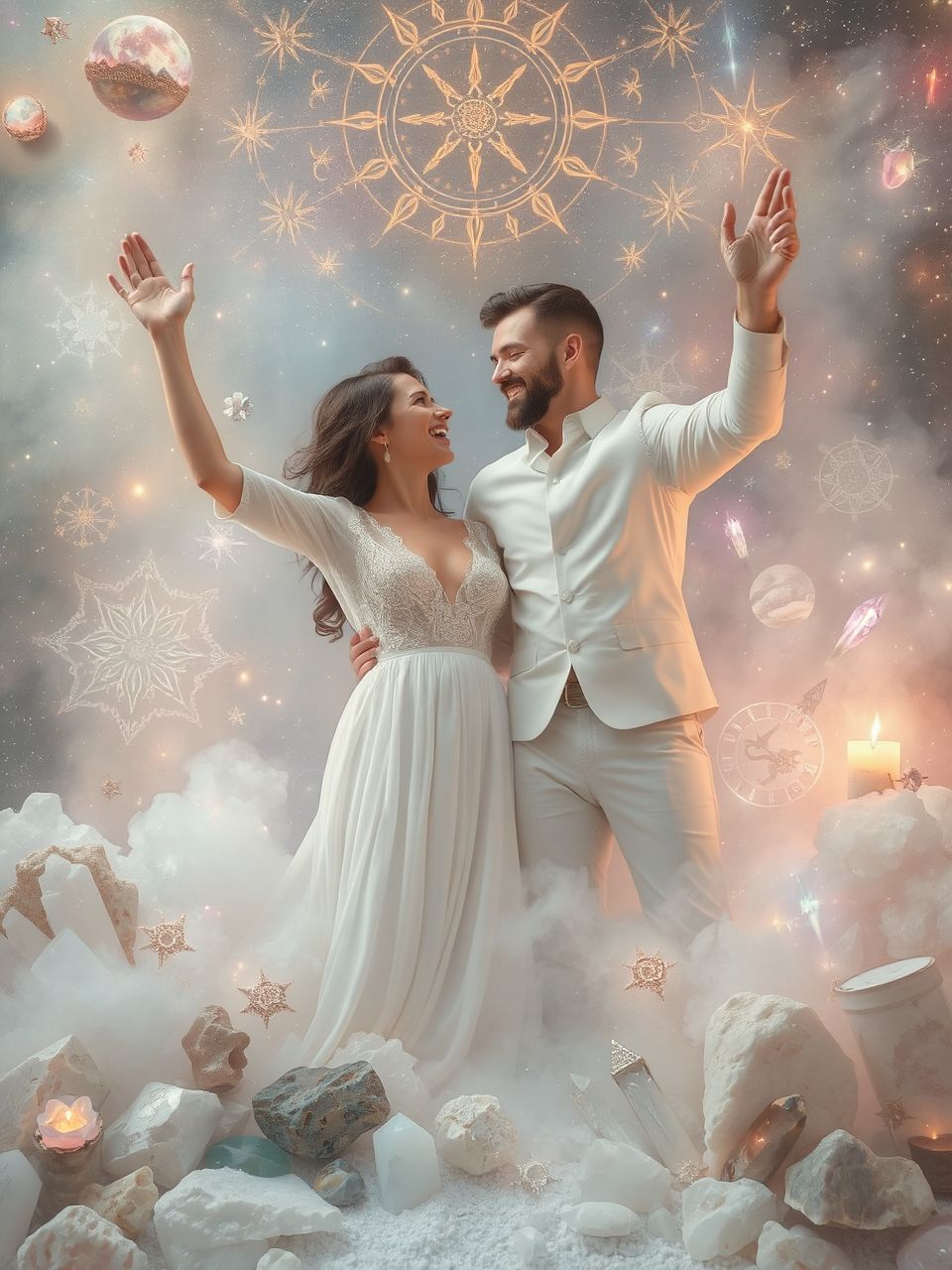 A Kelyhek Hármas kártya a boldog kapcsolatok szimbóluma.