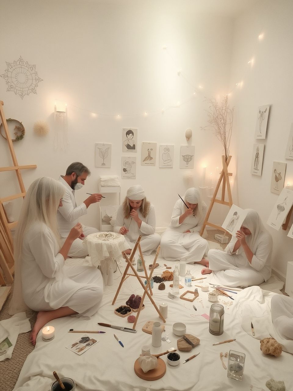 A közös alkotás fokozza a kreativitást és összetartást.