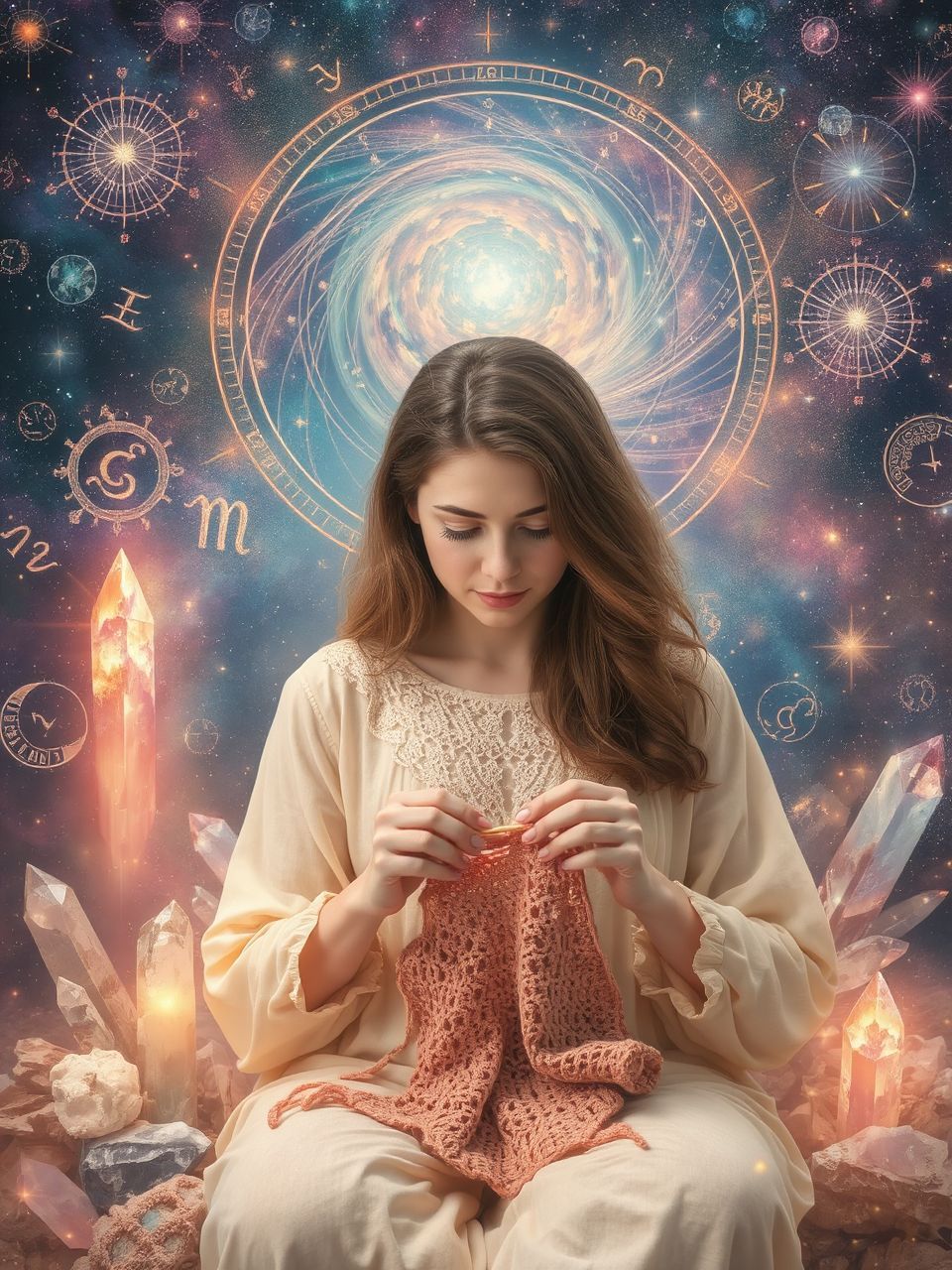 A horgolás ősi szimbólum a teremtés és összekapcsolódás számára.