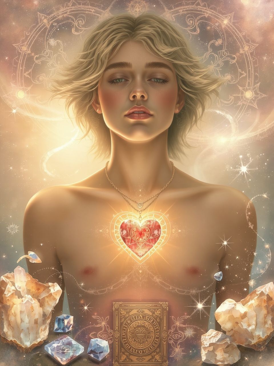 A nyakláncok a szeretet és tudatosság összhangját jelképezik.