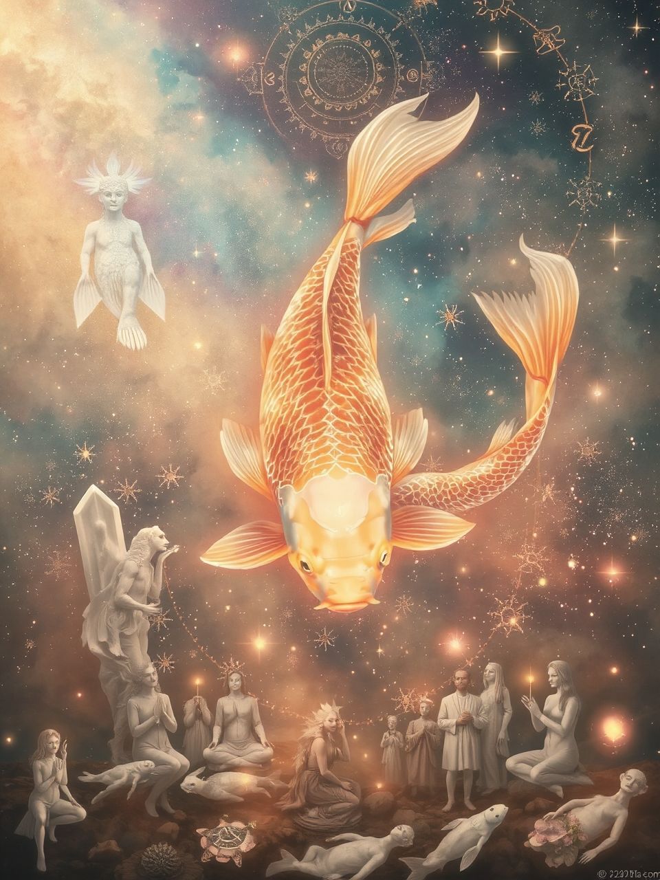 A pontyhal álombeli jelentése bölcsesség és bőség.