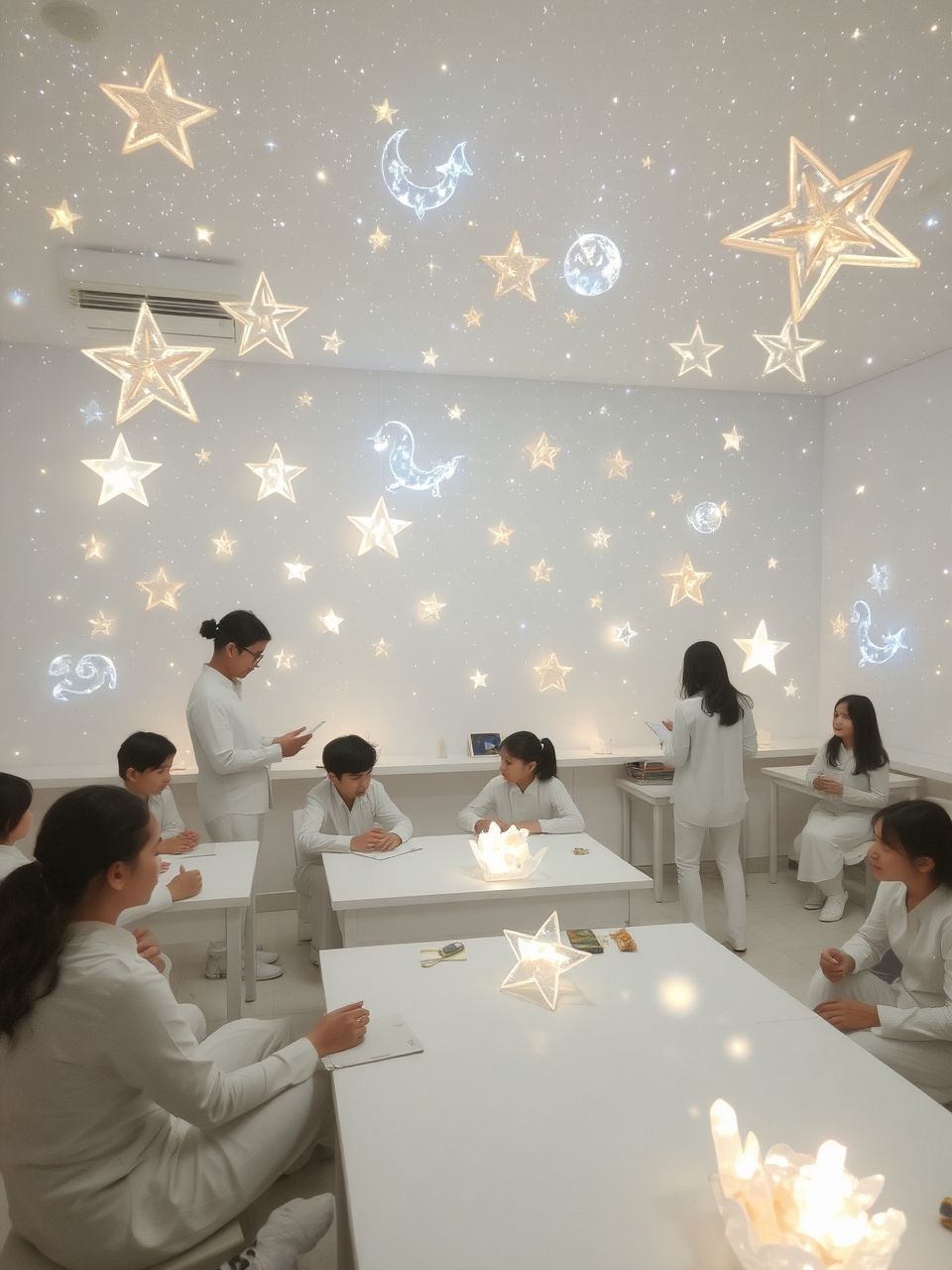 A repülő csillagok hatása az akvárium elhelyezésére.