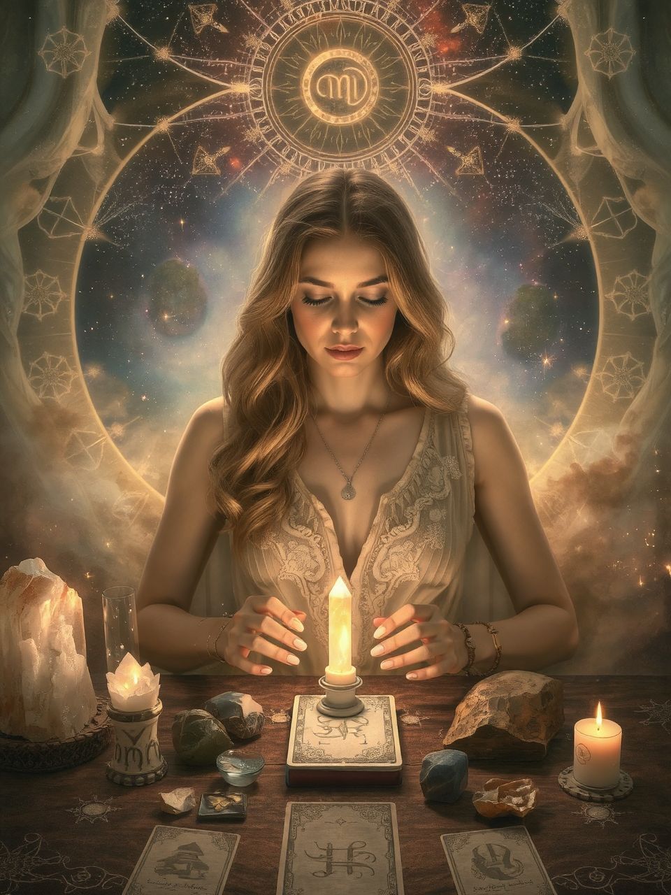 A rituálé lezárása védi a szellemi teret és nyugalmat.