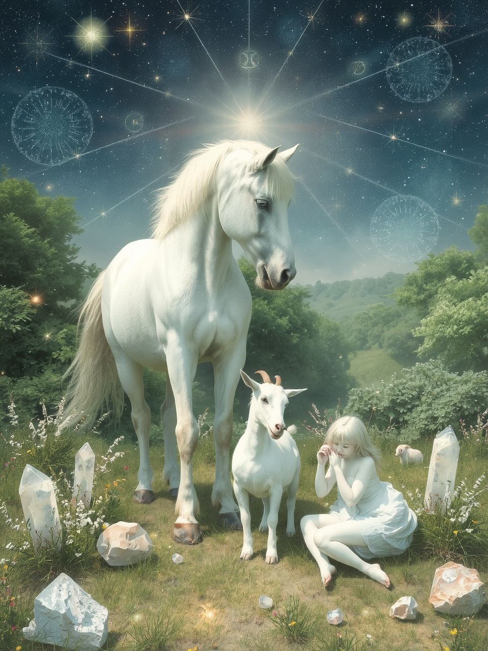 A ló és kecske kapcsolata a szenvedélyben virágzik.