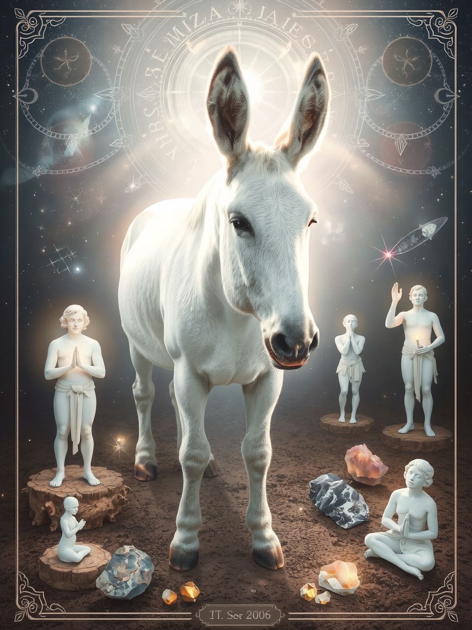 A szamár a lelki növekedés és türelem szimbóluma.