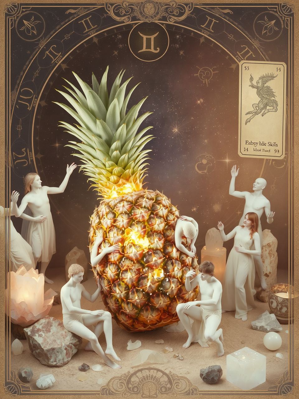 A tüskés héj eltávolítása a belső édes élvezeteket szimbolizálja.