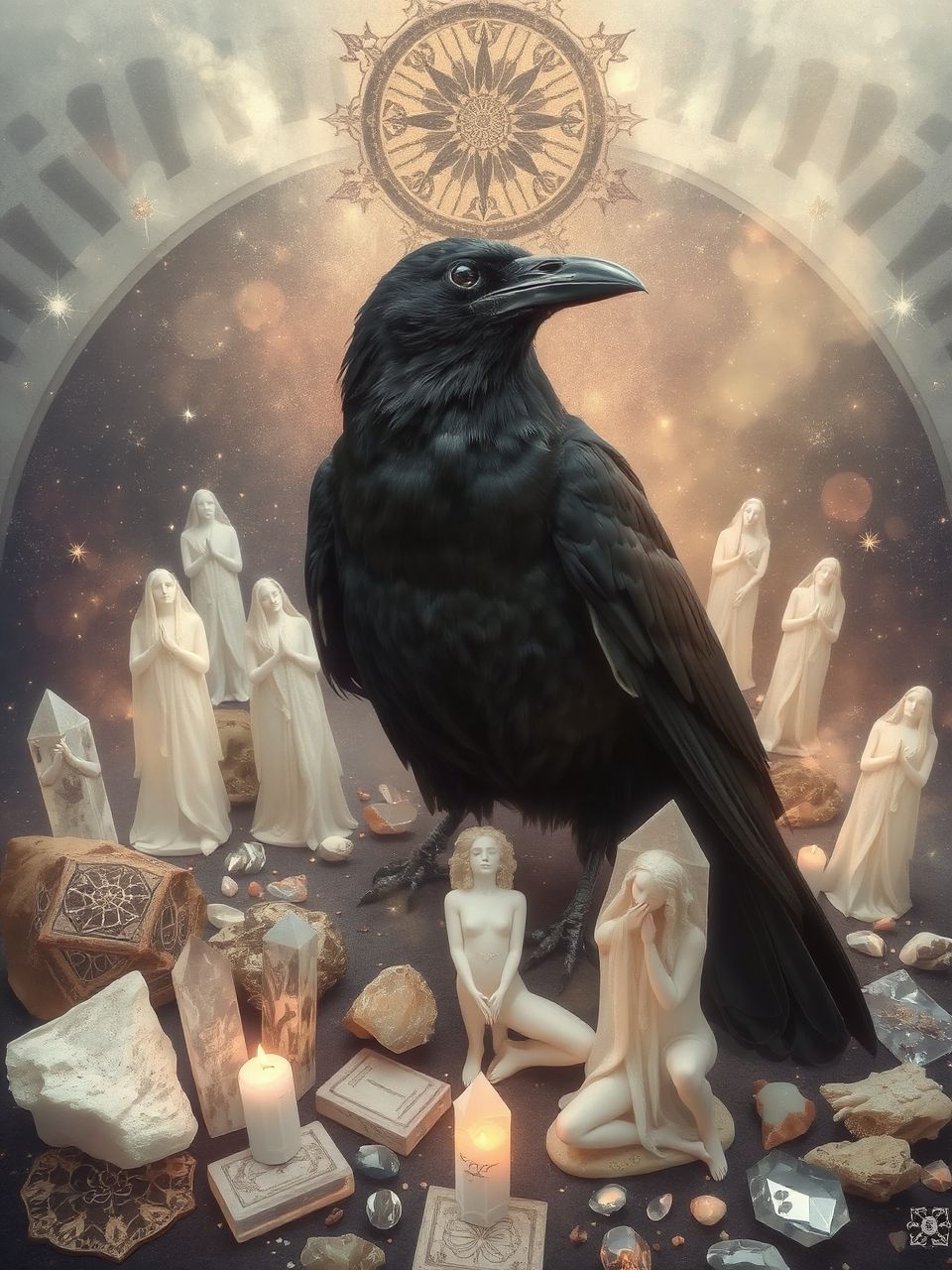 A varjú az átalakulás és a titkok szimbóluma.