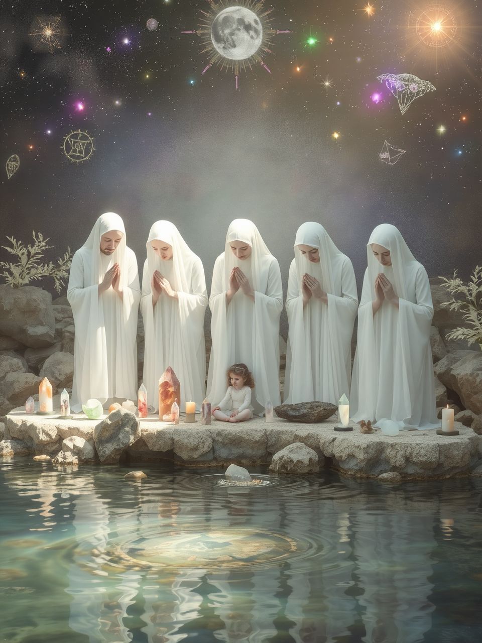 A négy elem egyensúlya harmonizálja a belső világot.