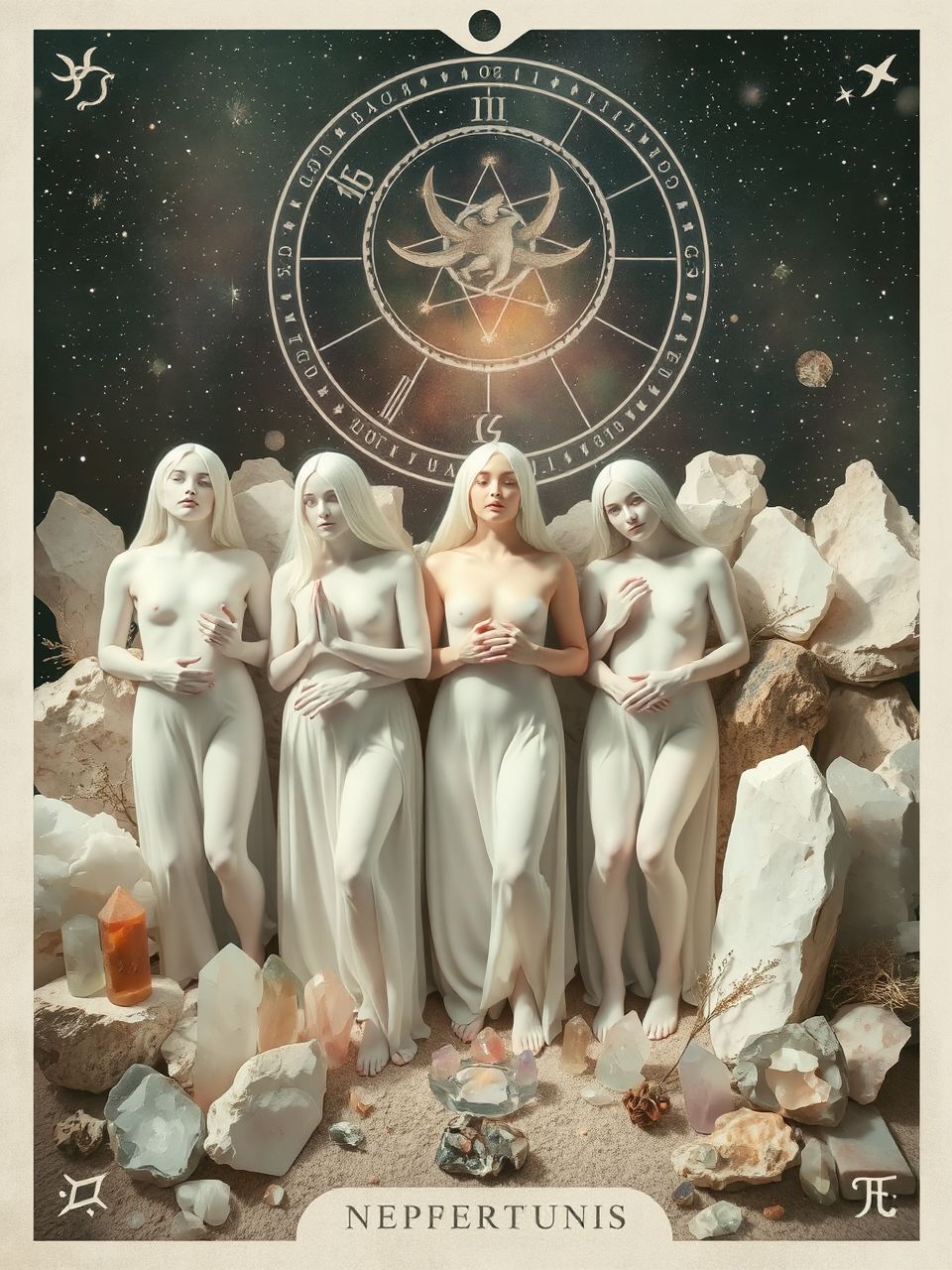 Neptunusz és Uránusz: kreativitás és lázálom feszültsége.