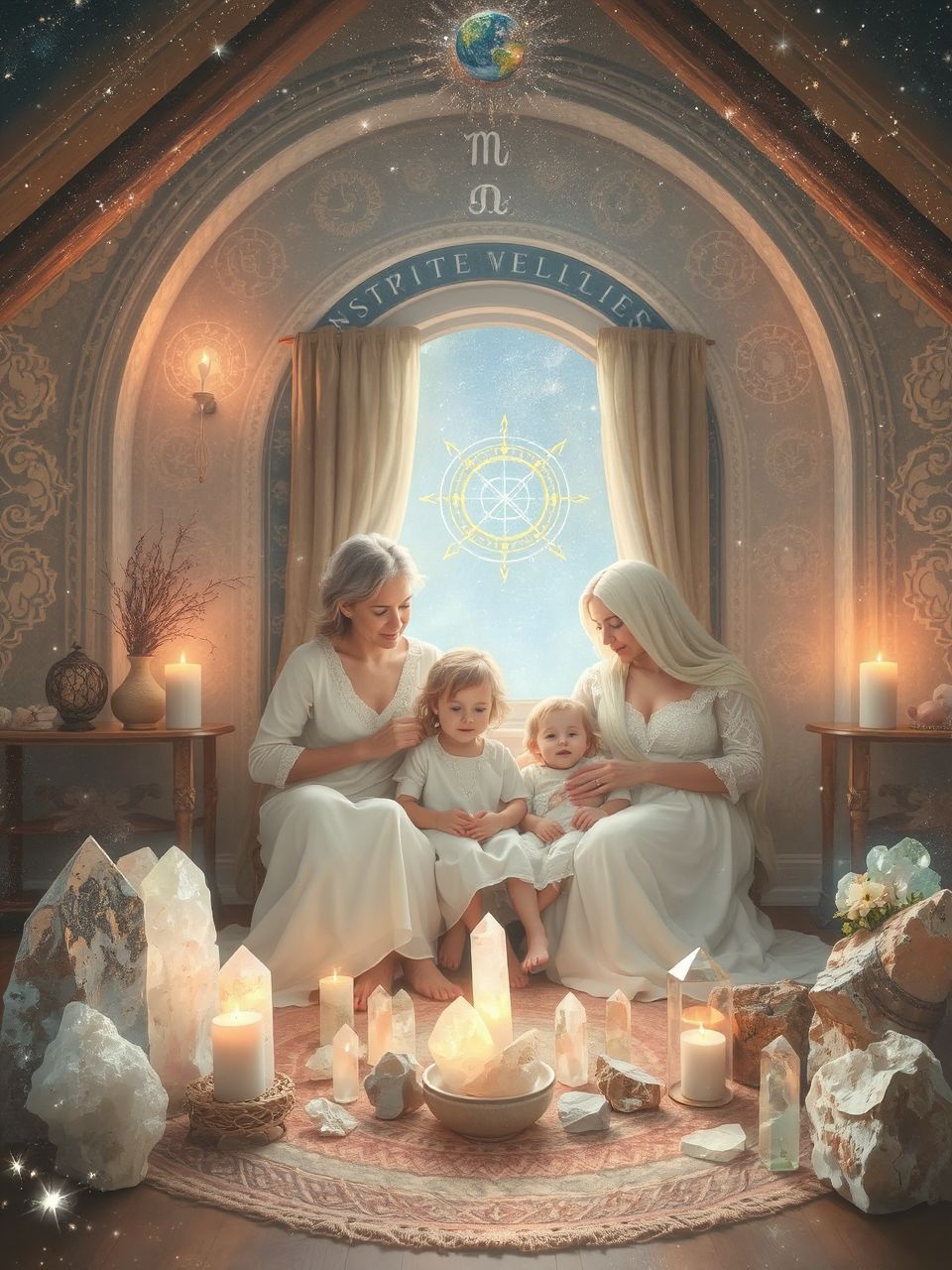 A Fehér Hold az érzelmi biztonság szimbóluma otthonunkban.