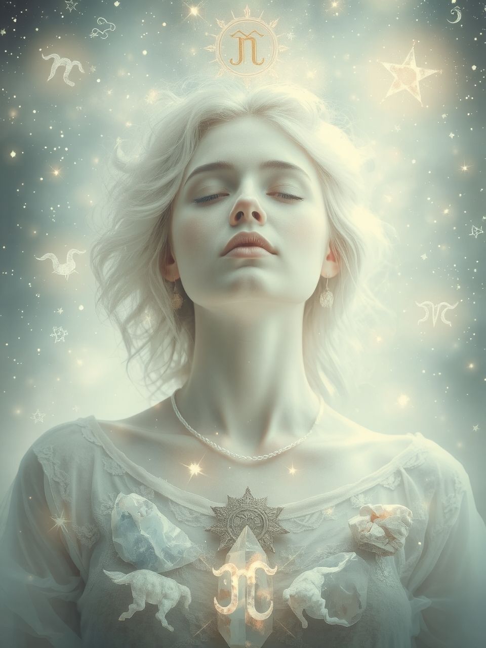 Az ismerős női alak védelmet és útmutatást szimbolizál.