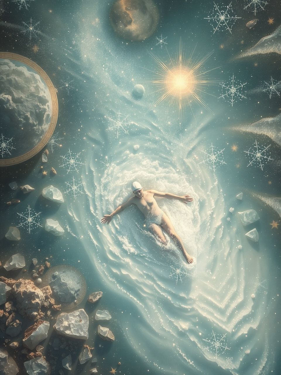 Az úszás a tudattalan felfedezésének szimbóluma lehet.