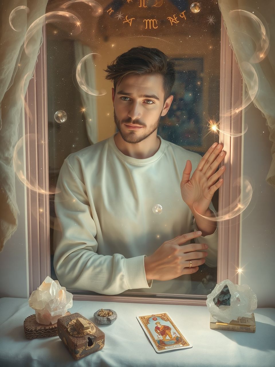 A tiszta üveg a belső világ rendezettségét tükrözi.