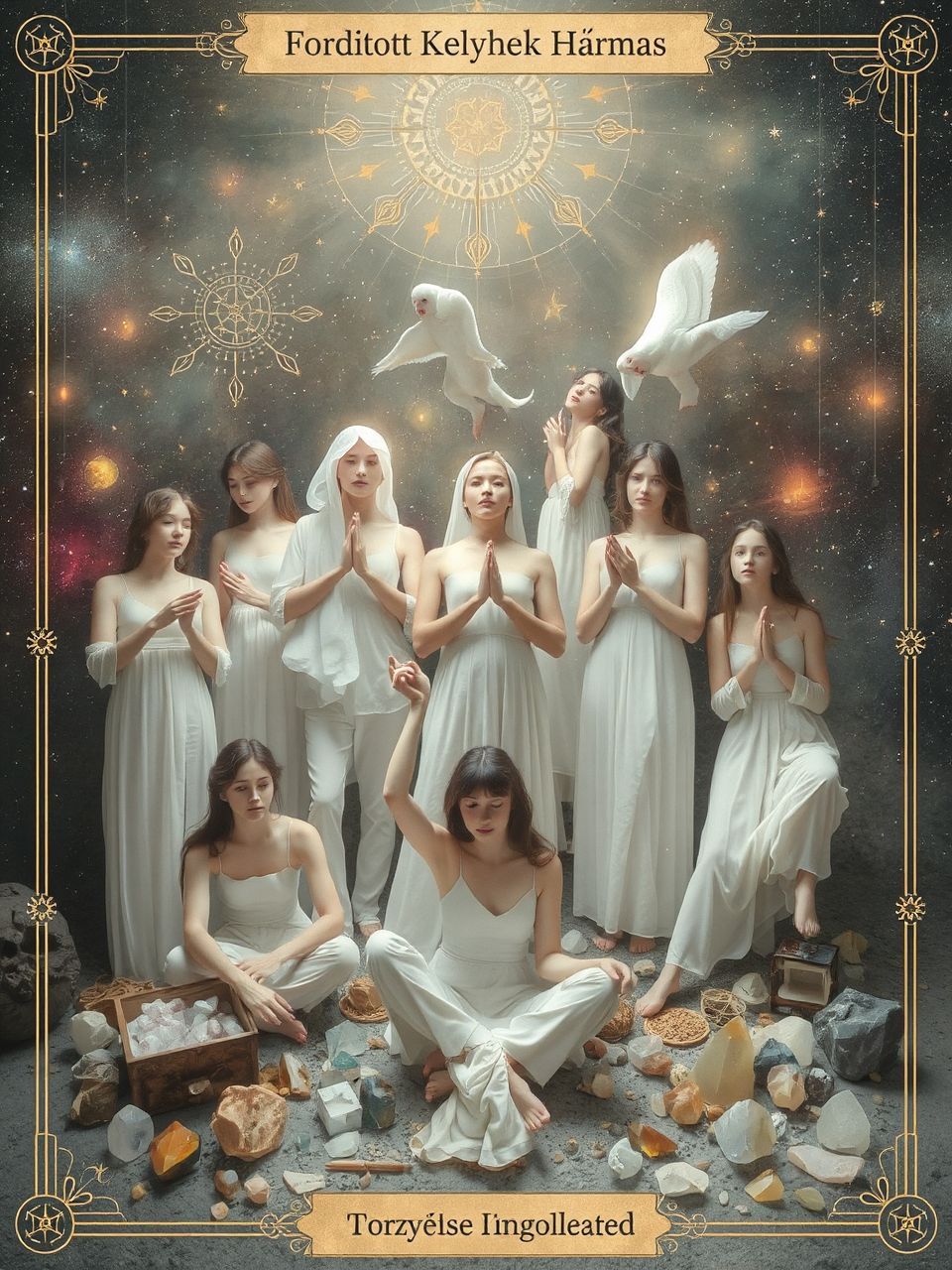 A fordított kelyhek árnyoldalai a túlzott érzelmeket jelzik.