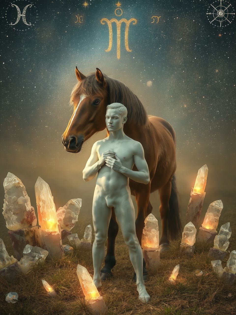 A ló jelképezi az elfojtott ösztönöket és vágyakat.