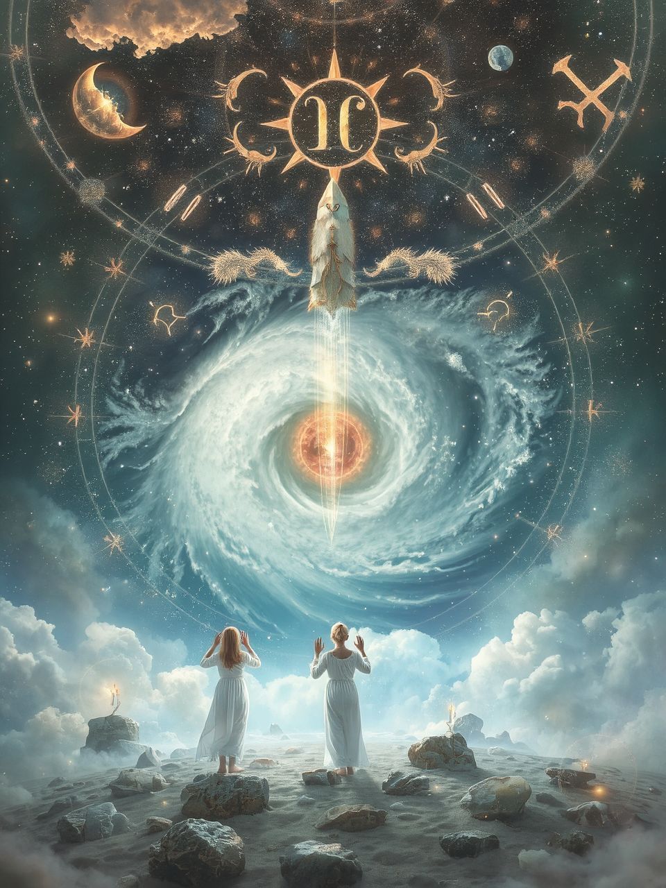 A hurrikán arca az érzelmi feszültség szimbóluma.