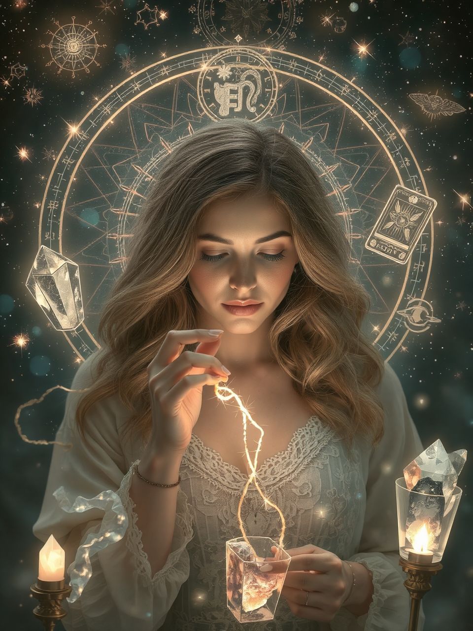 A gombolyag manipulálása a sorsunk tudatos alakítása.