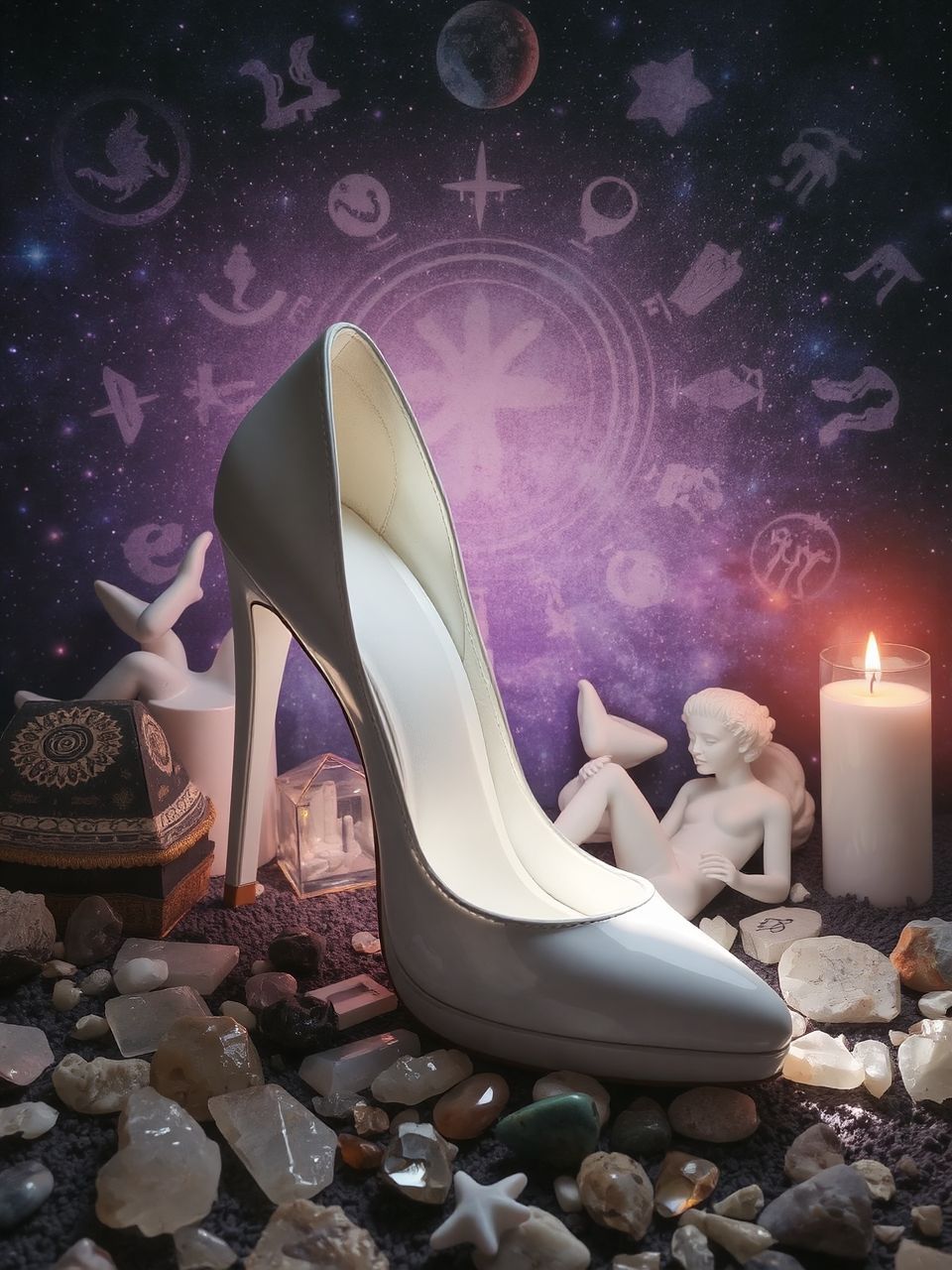 Az álombeli fehér cipő a tisztaság szimbóluma lehet.