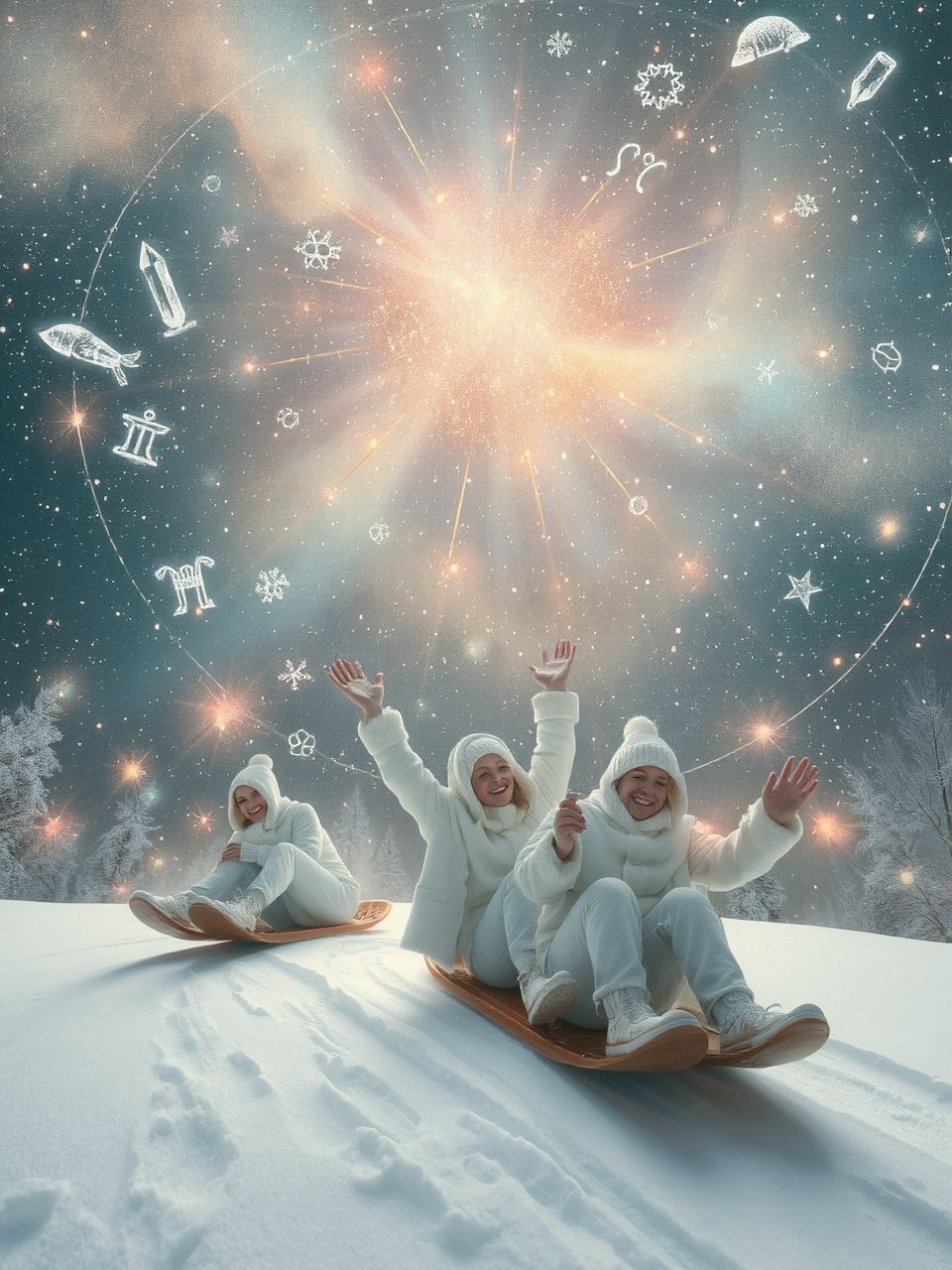 A szánkózás félelmet és szabadságot egyaránt hordoz.