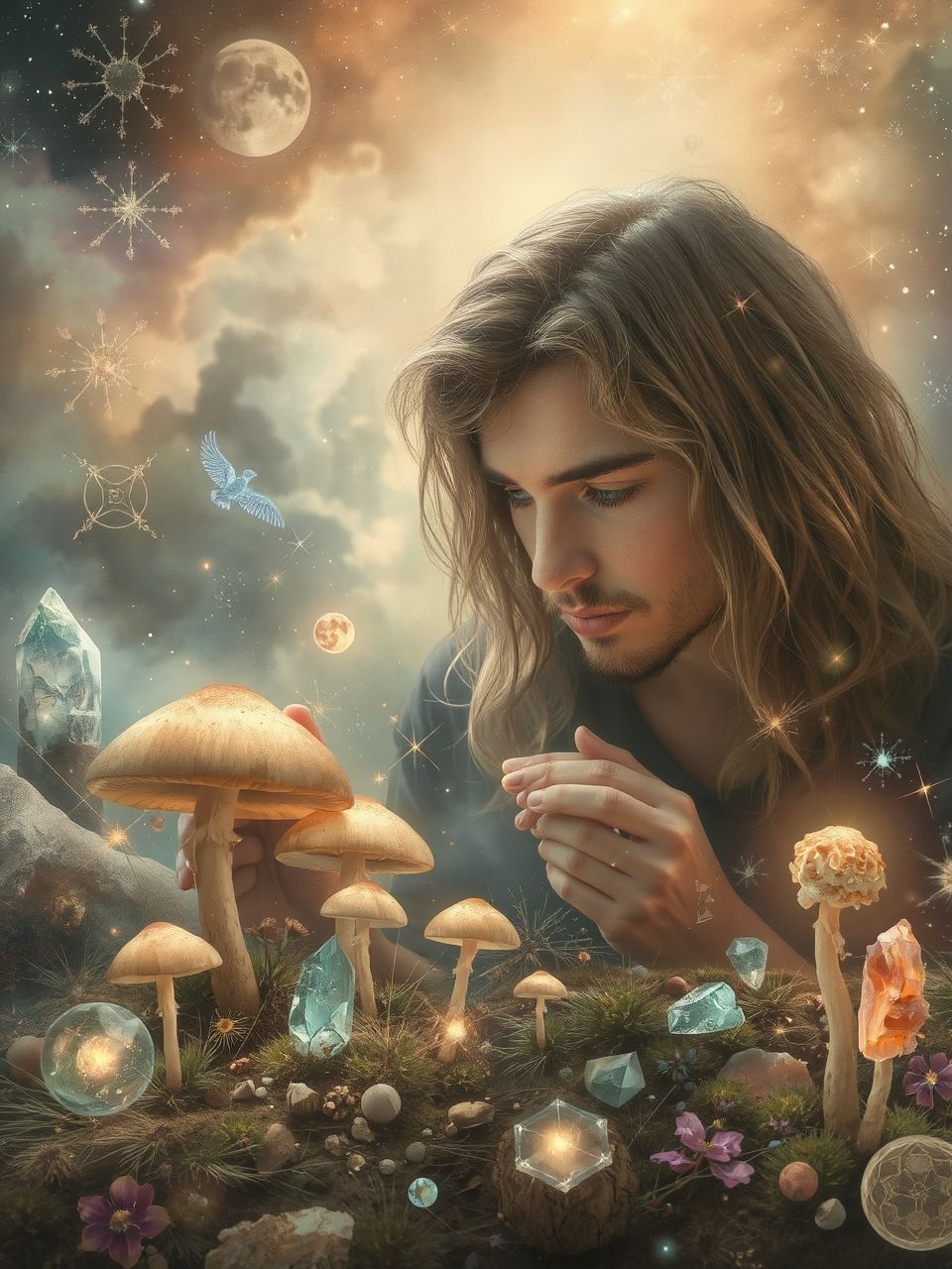 A gombaszedés spirituális utazás a belső felfedezéshez.