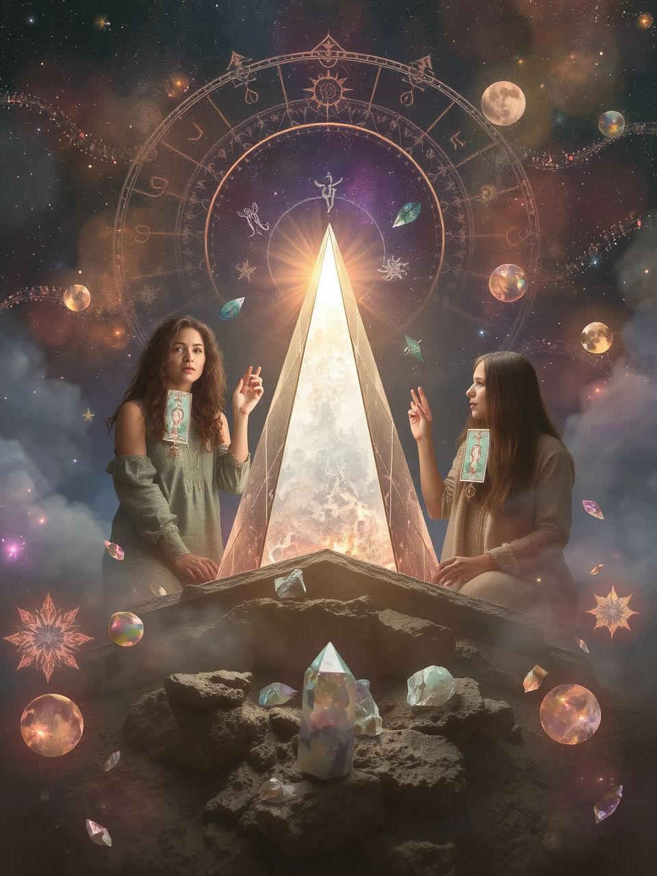 A háromszög a Jupiter-dombon a vezetői képességet jelzi.