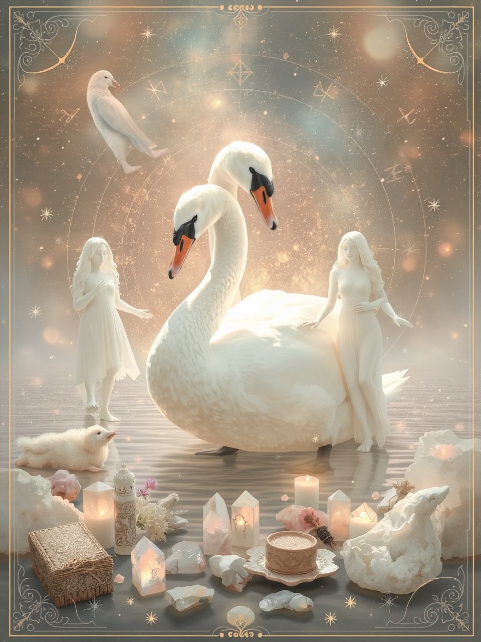 A hattyú a hűség és a tartós szerelem szimbóluma.