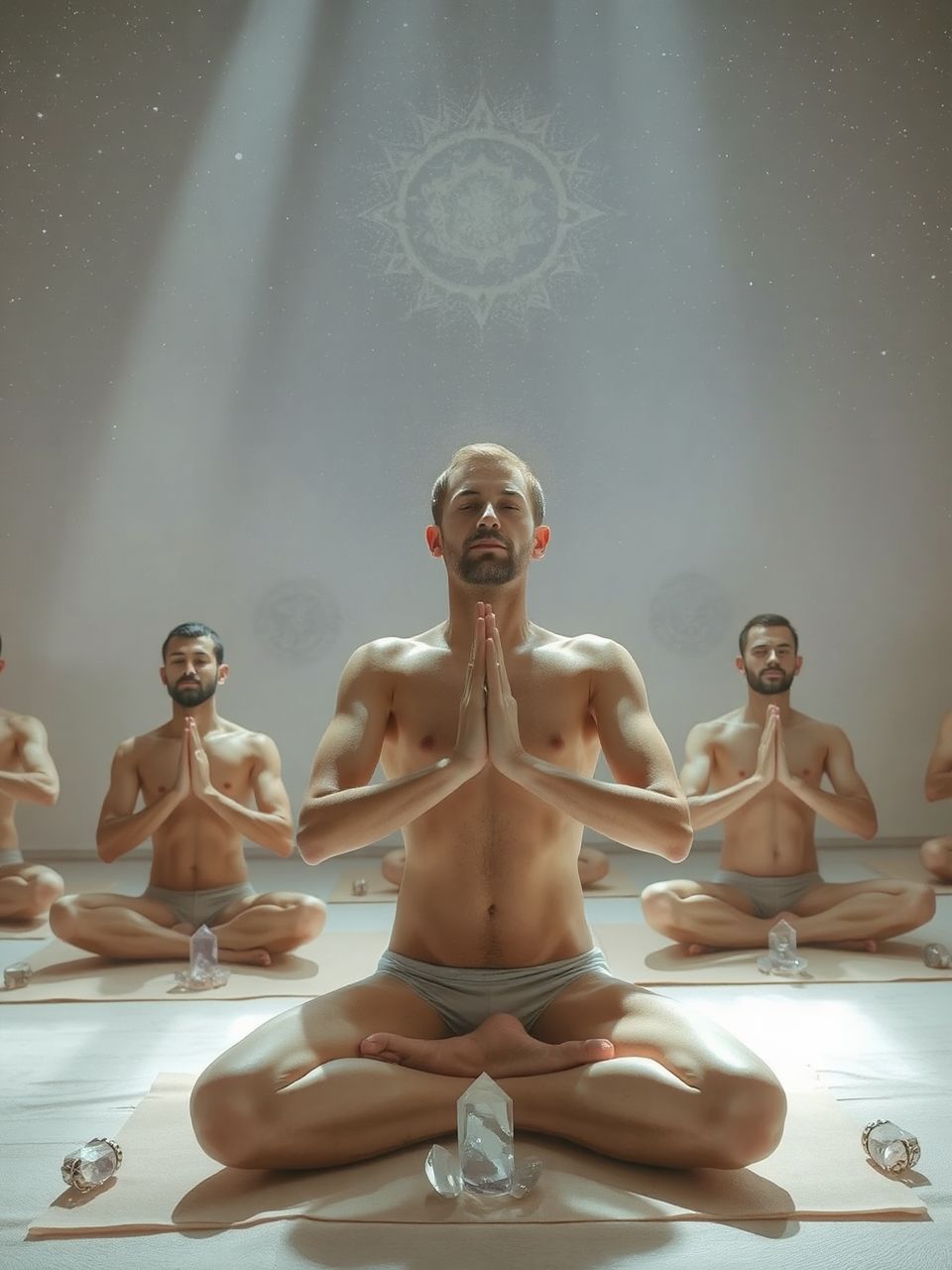 A jóga növeli a férfiak rugalmasságát és erőnlétét.