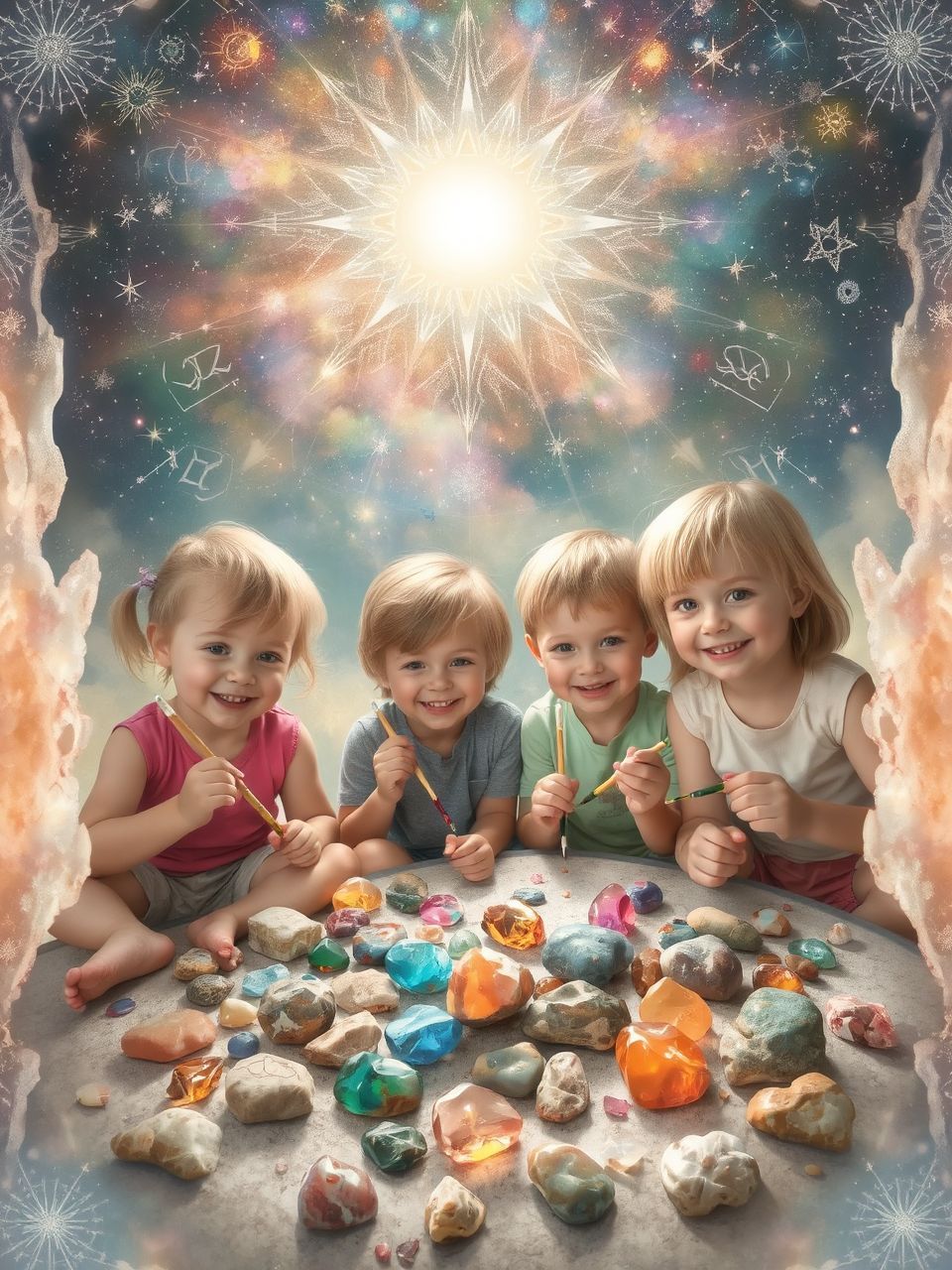 A kavicsfestés elősegíti a kreatív önkifejezést és relaxációt.