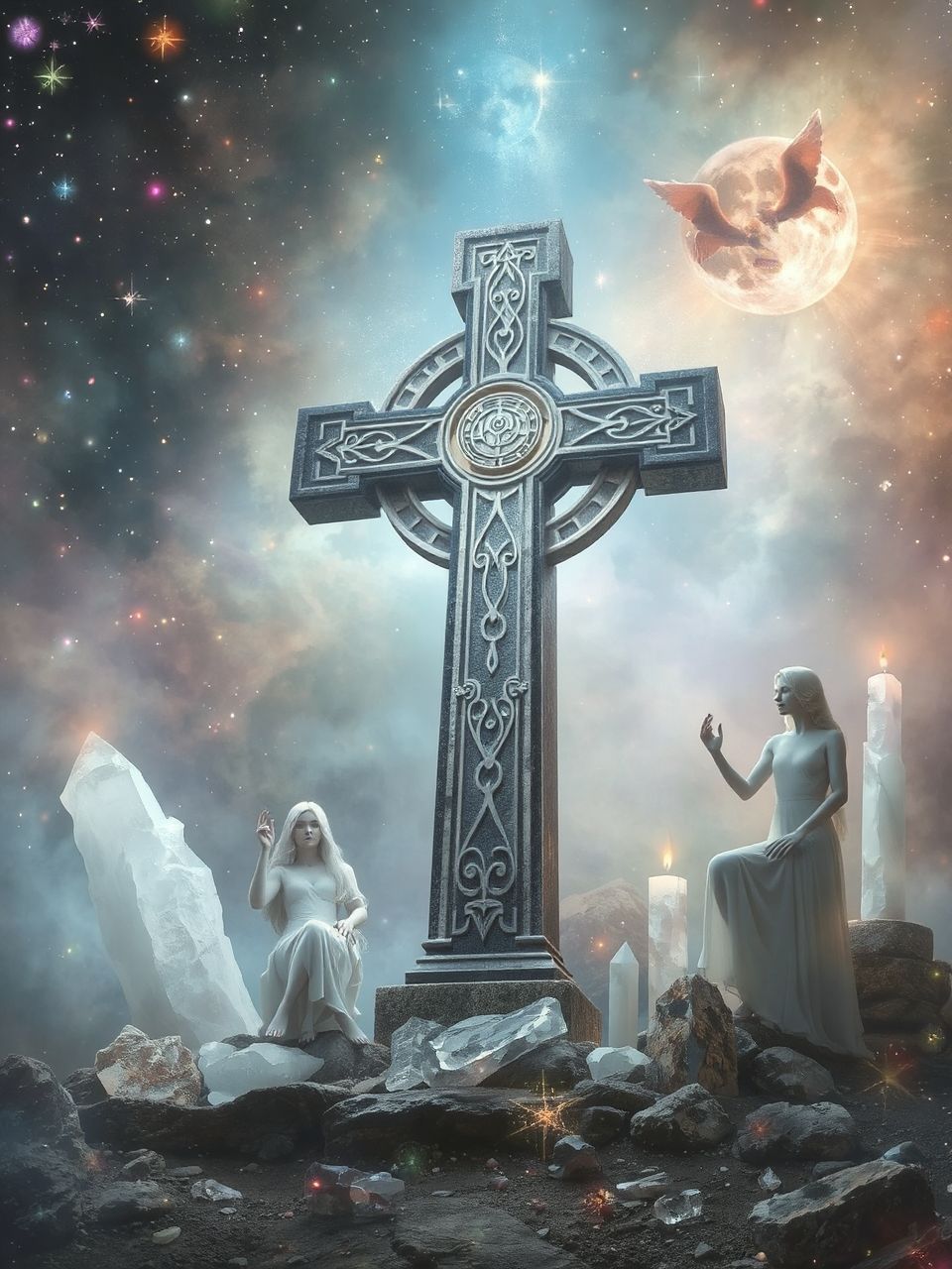 A kelta kereszt a fény ünnepein központi szerepet játszik.