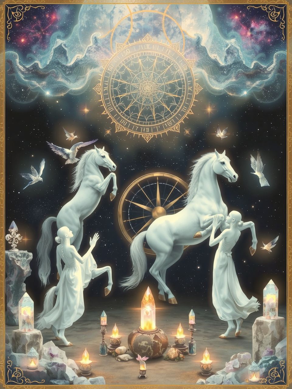 A lovak és kerekek a szabadság jelképei.