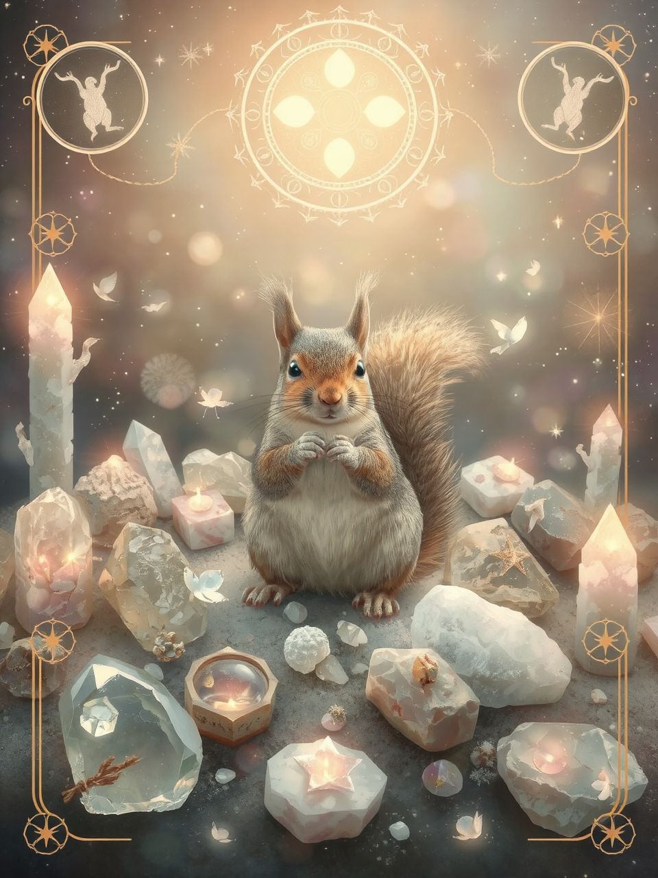 A mókus a télre táplálékot gyűjt, bölcsességet tanít.