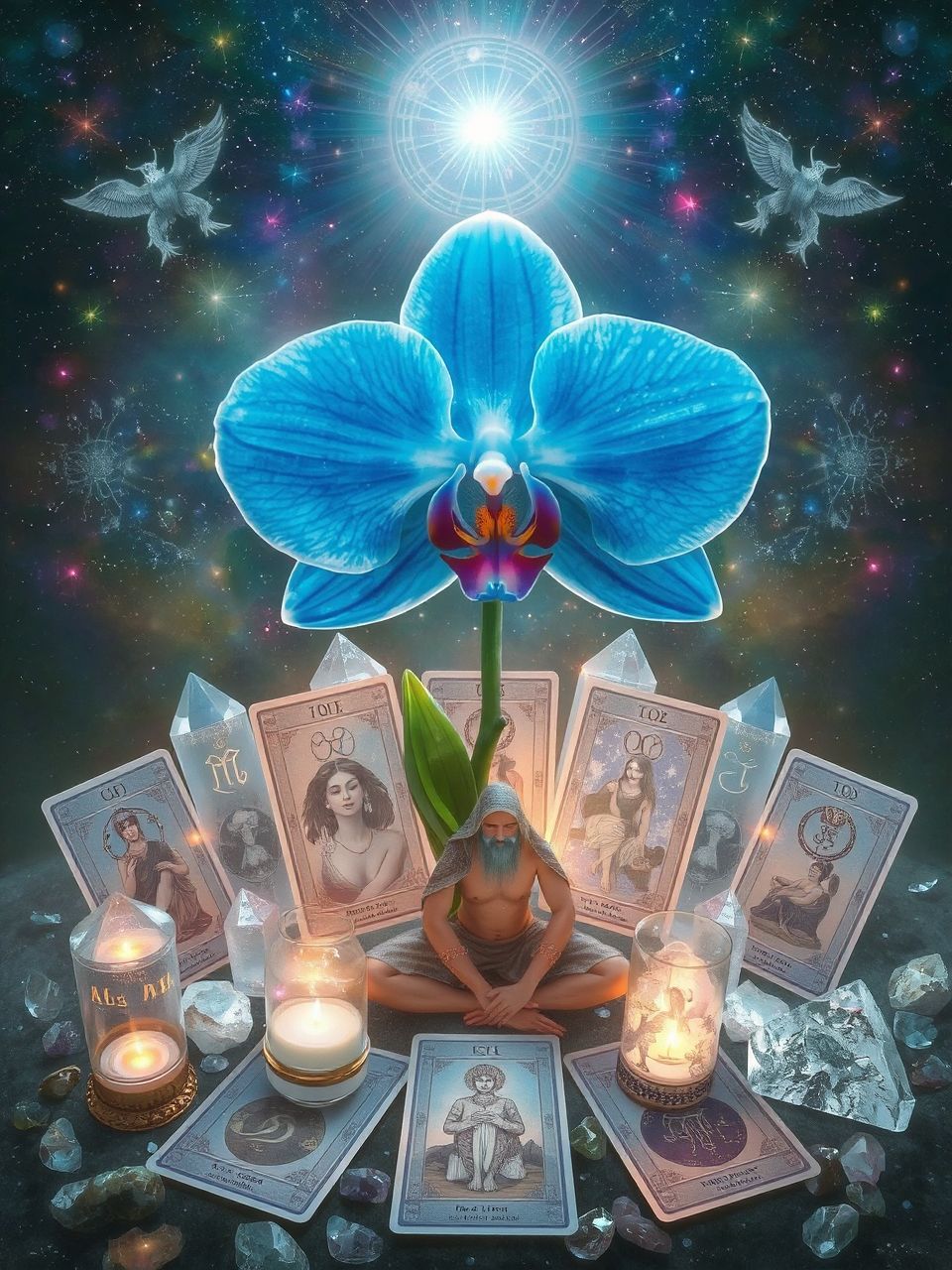 A kék orchidea a lelki ébredés szimbóluma.