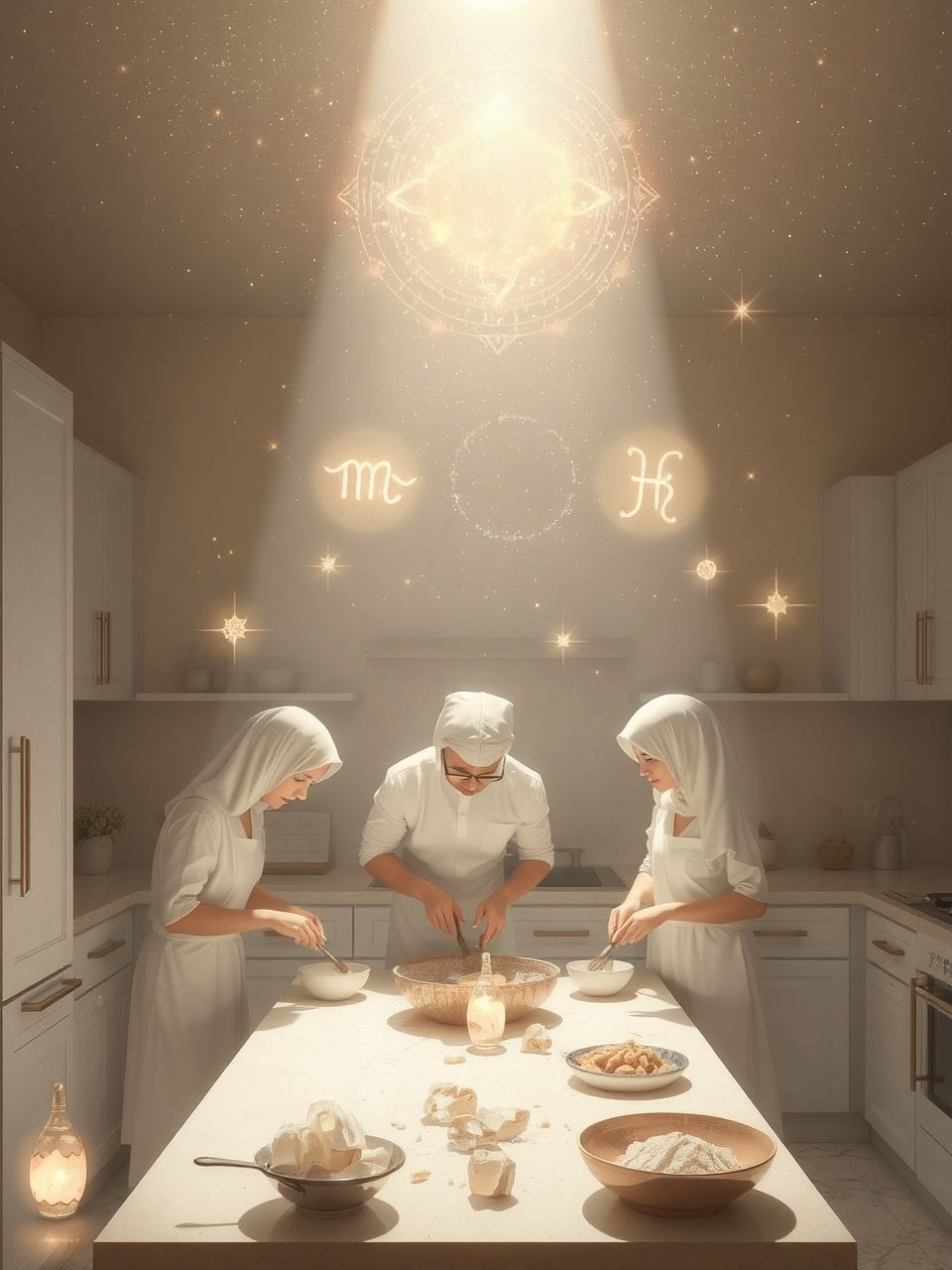 Az álmokban társak segíthetnek a sütési folyamatban.