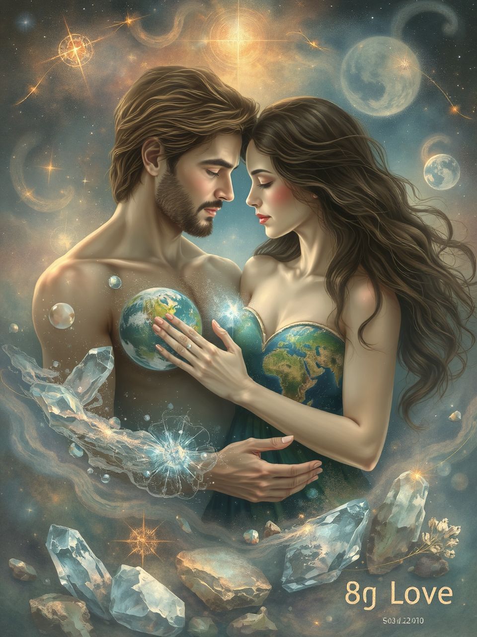 A szülői szerepben harmonikusan egyesül a föld és víz.