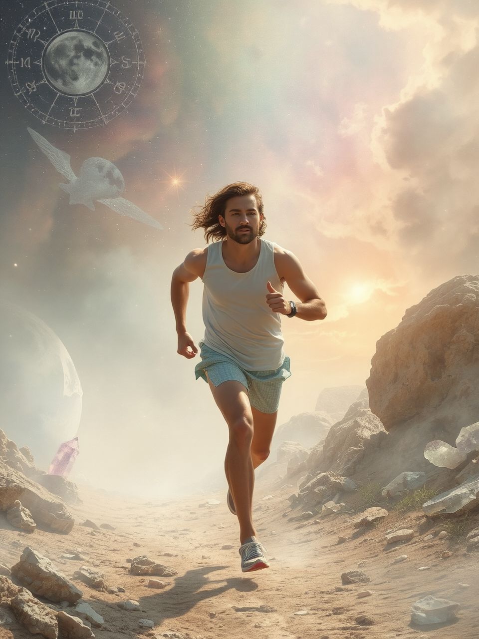 A tudatos futás a jelen pillanataira összpontosít.