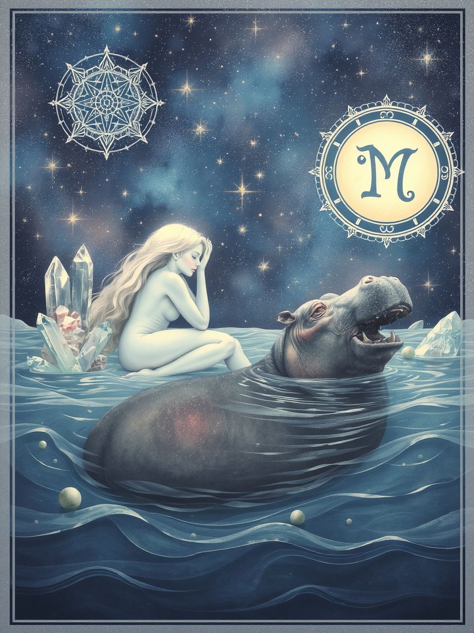 A víziló a női erő és védelme szimbóluma.