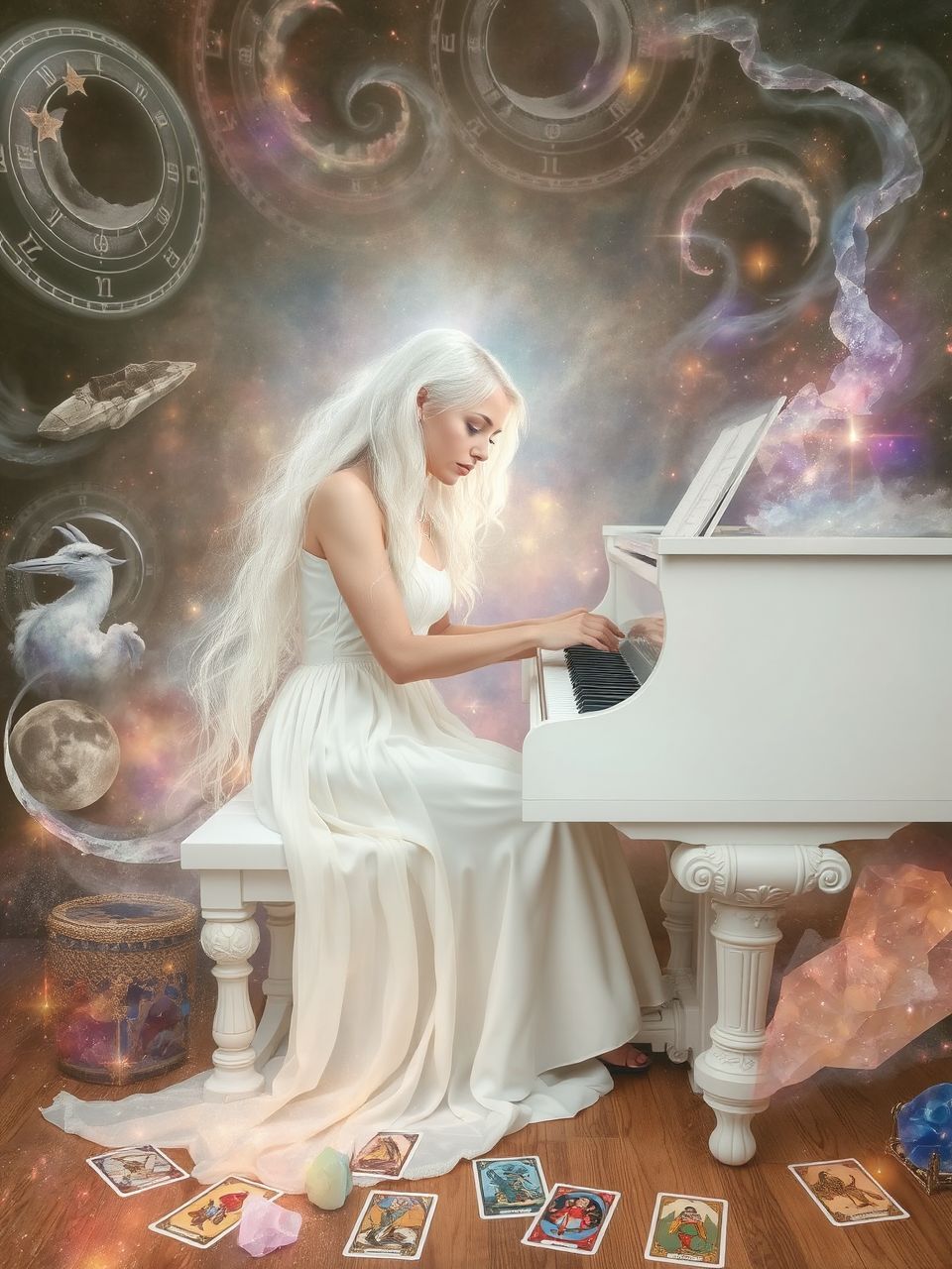 A zongora anyagának titkai a zene mélységébe vezetnek.