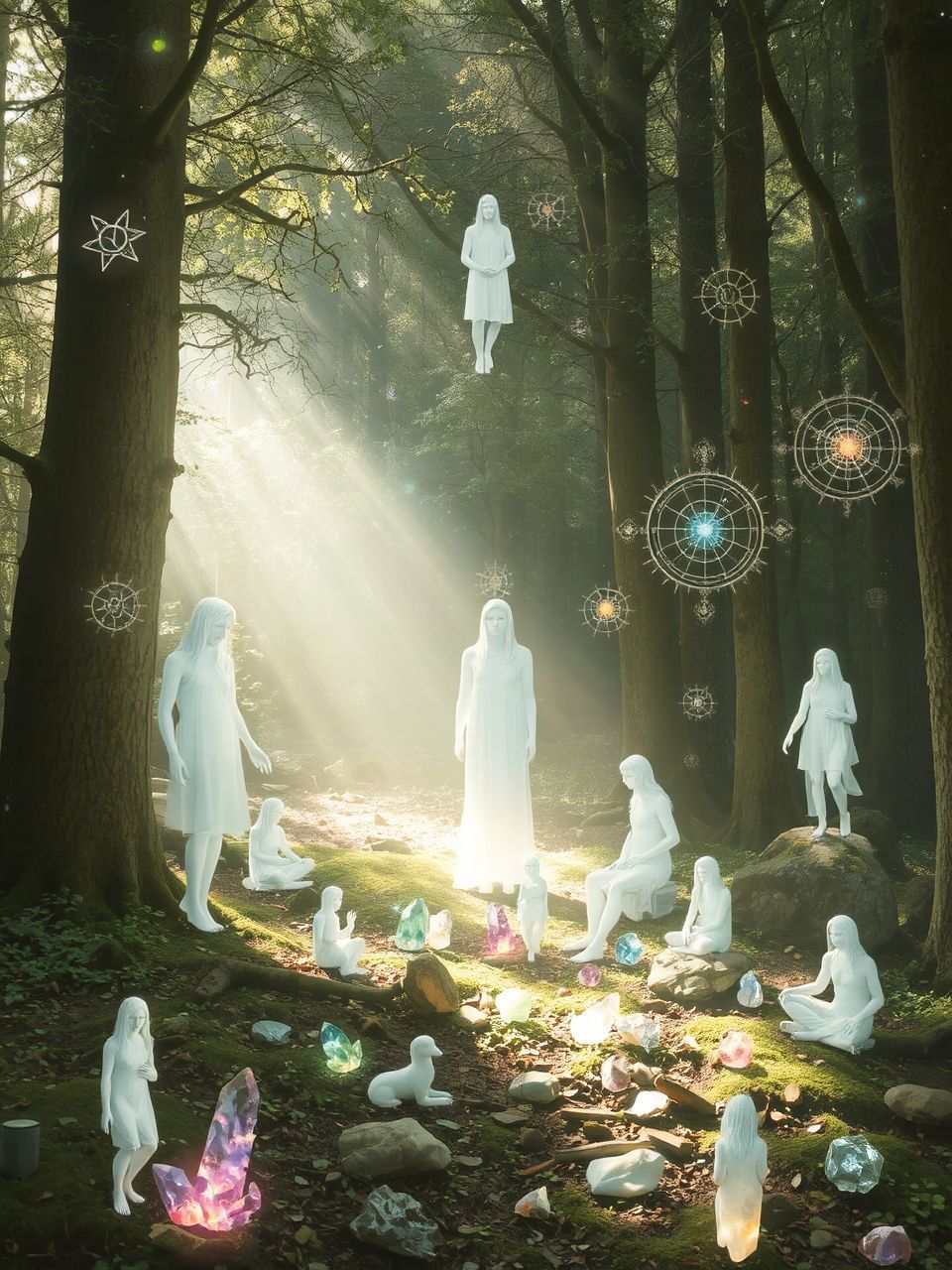 Az erdő álmaiban rejtőző lények szimbolizálják a tudatalattit.