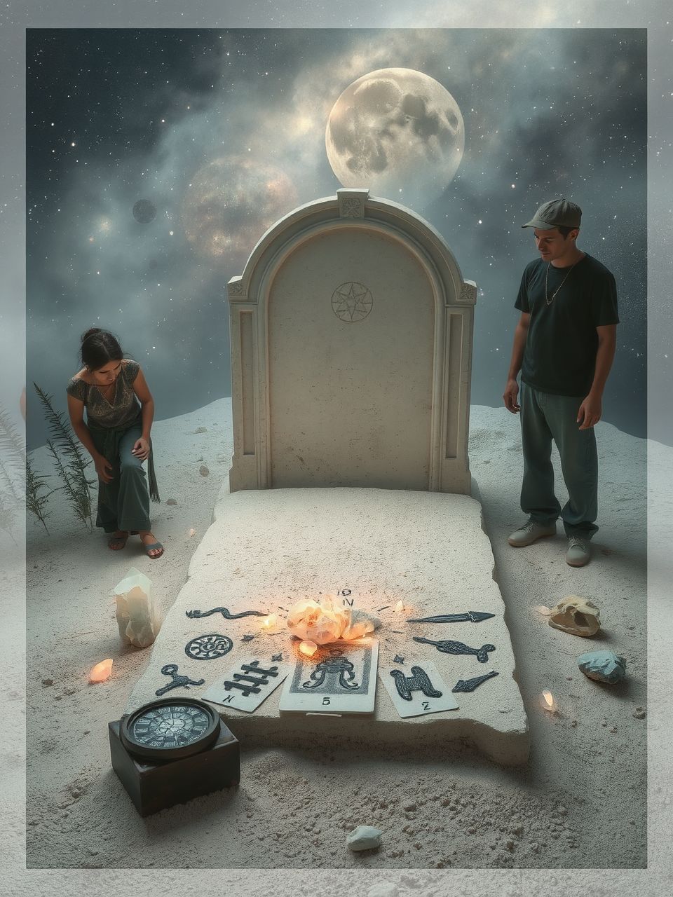 Az üres sír a megújulás szimbóluma is lehet.