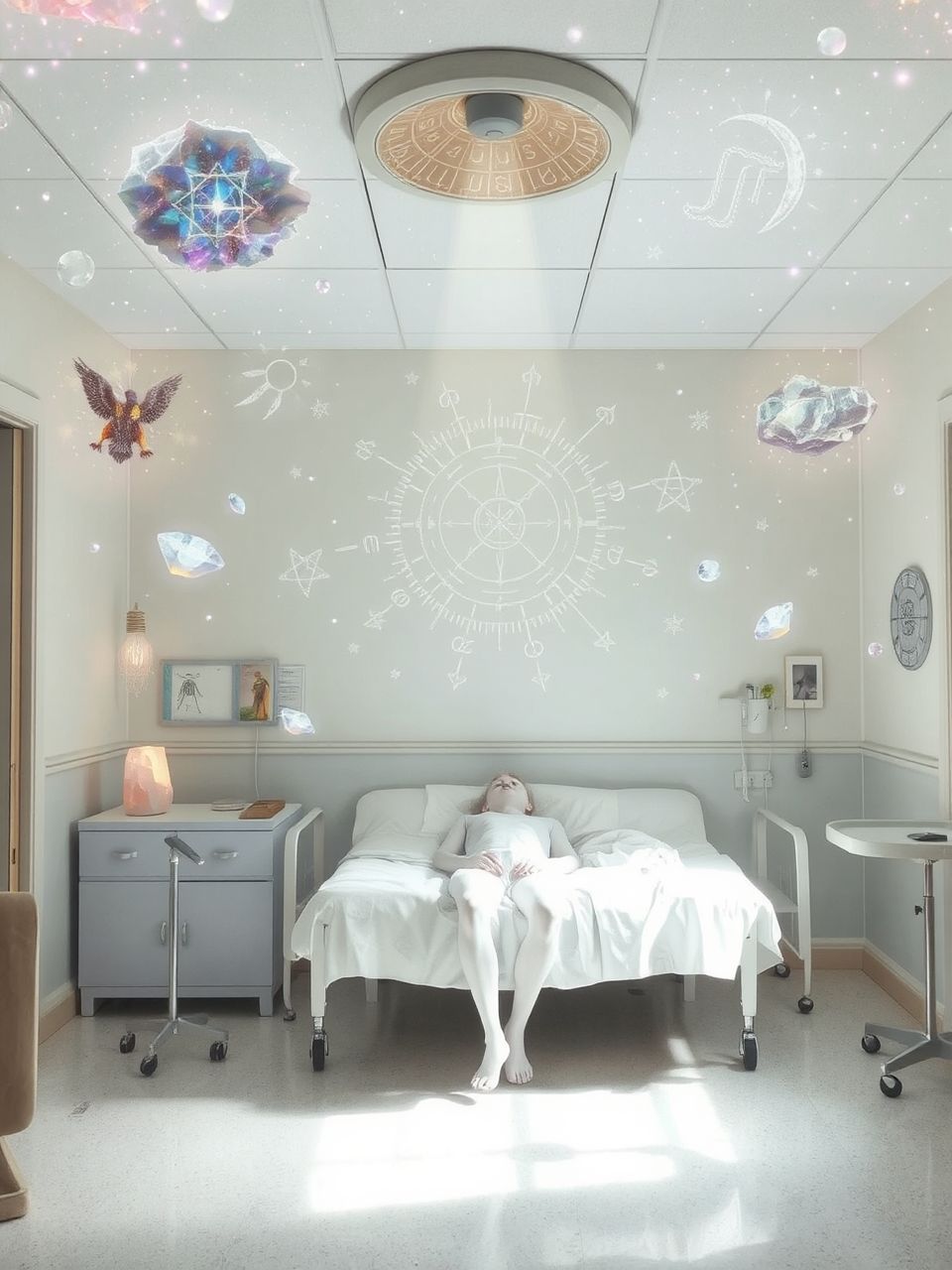 A kórtermek nyugalma segíthet a gyógyulásban.