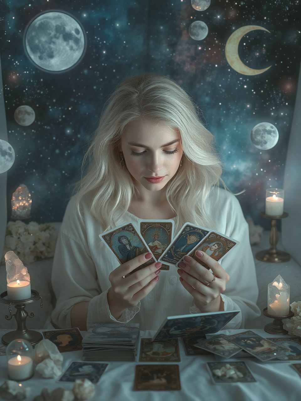 A tarot komplexitása és a hold-orákulum intuitív ereje.