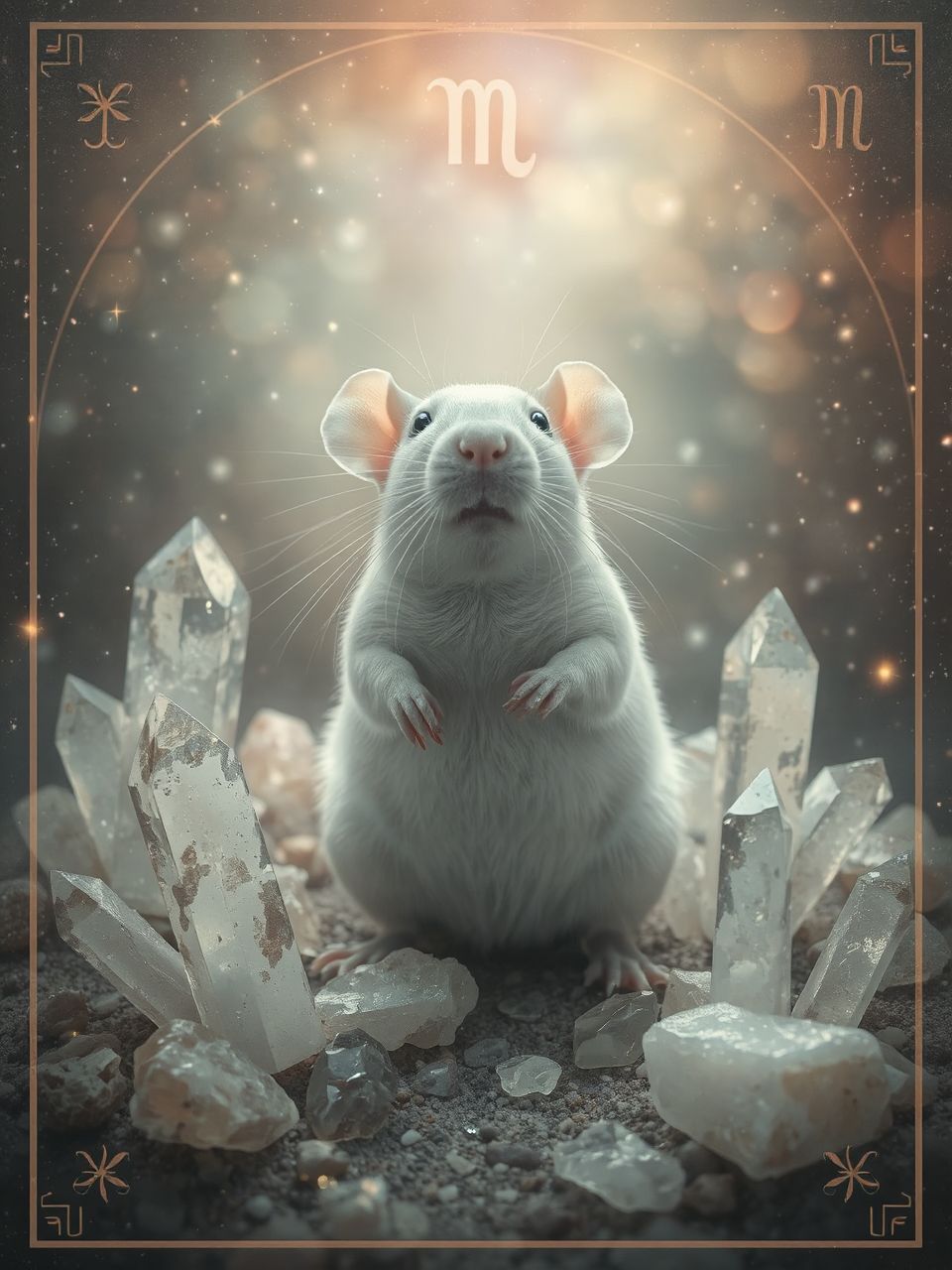 A fehér patkány a pénzügyi lehetőségek szimbóluma.