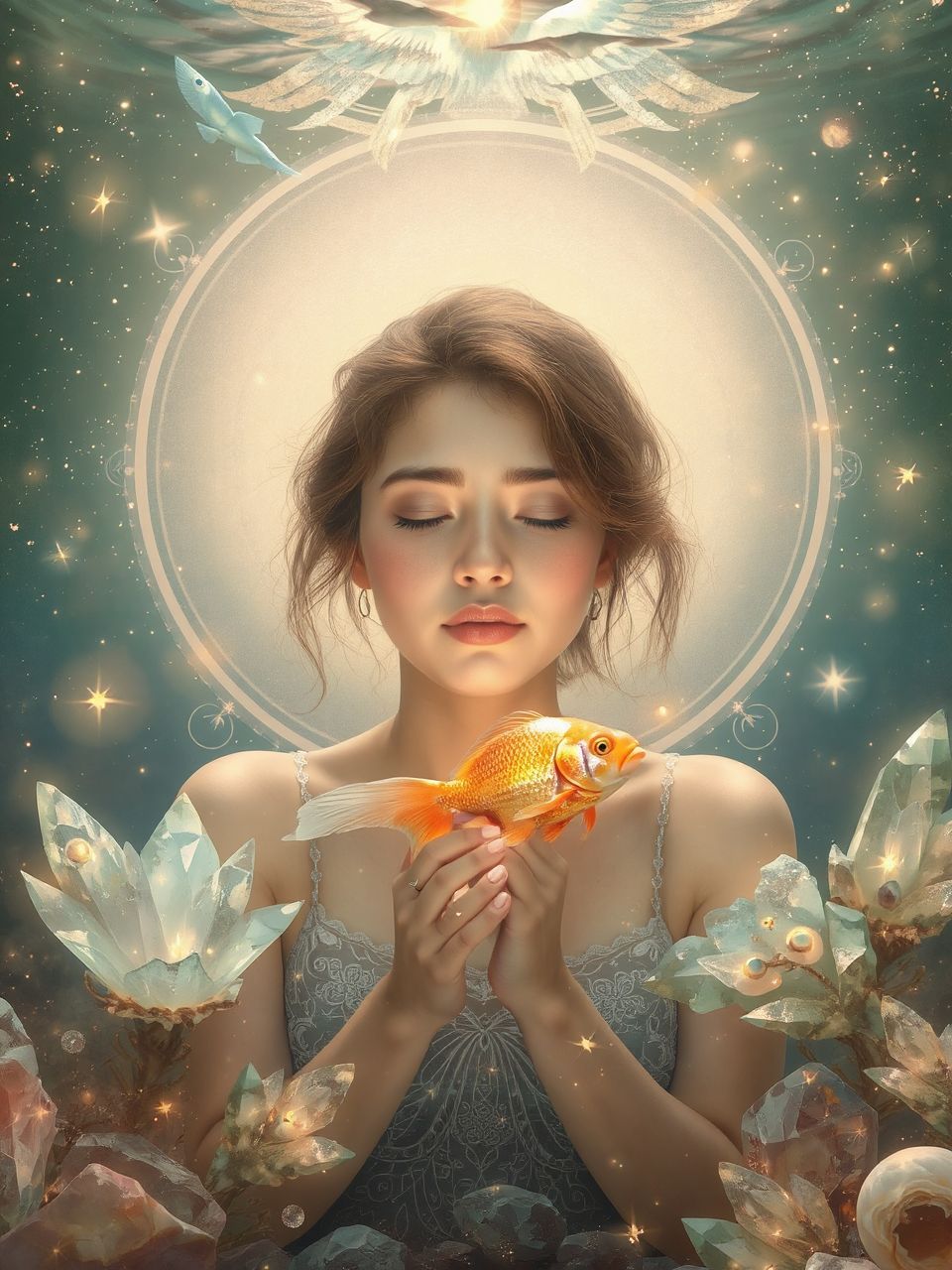 A ponty álma gazdagodást, az aranyhalé kívánságot jelez.