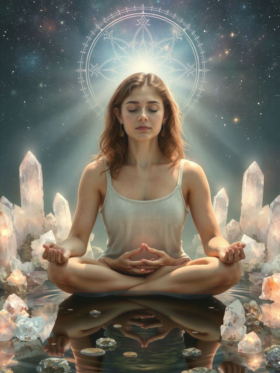 A halastó nyugtató hely a meditáció és elfogadás számára.