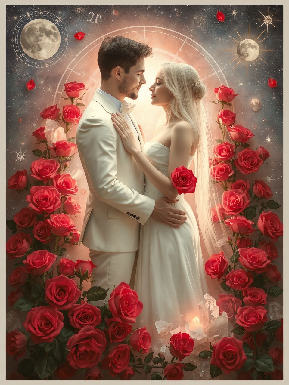 A rózsa lelki társként a mély érzelmeket jelzi.