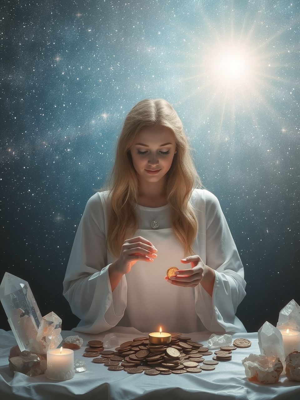 A pénzérme rituáléja a negatív energiák elkerülésére szolgál.