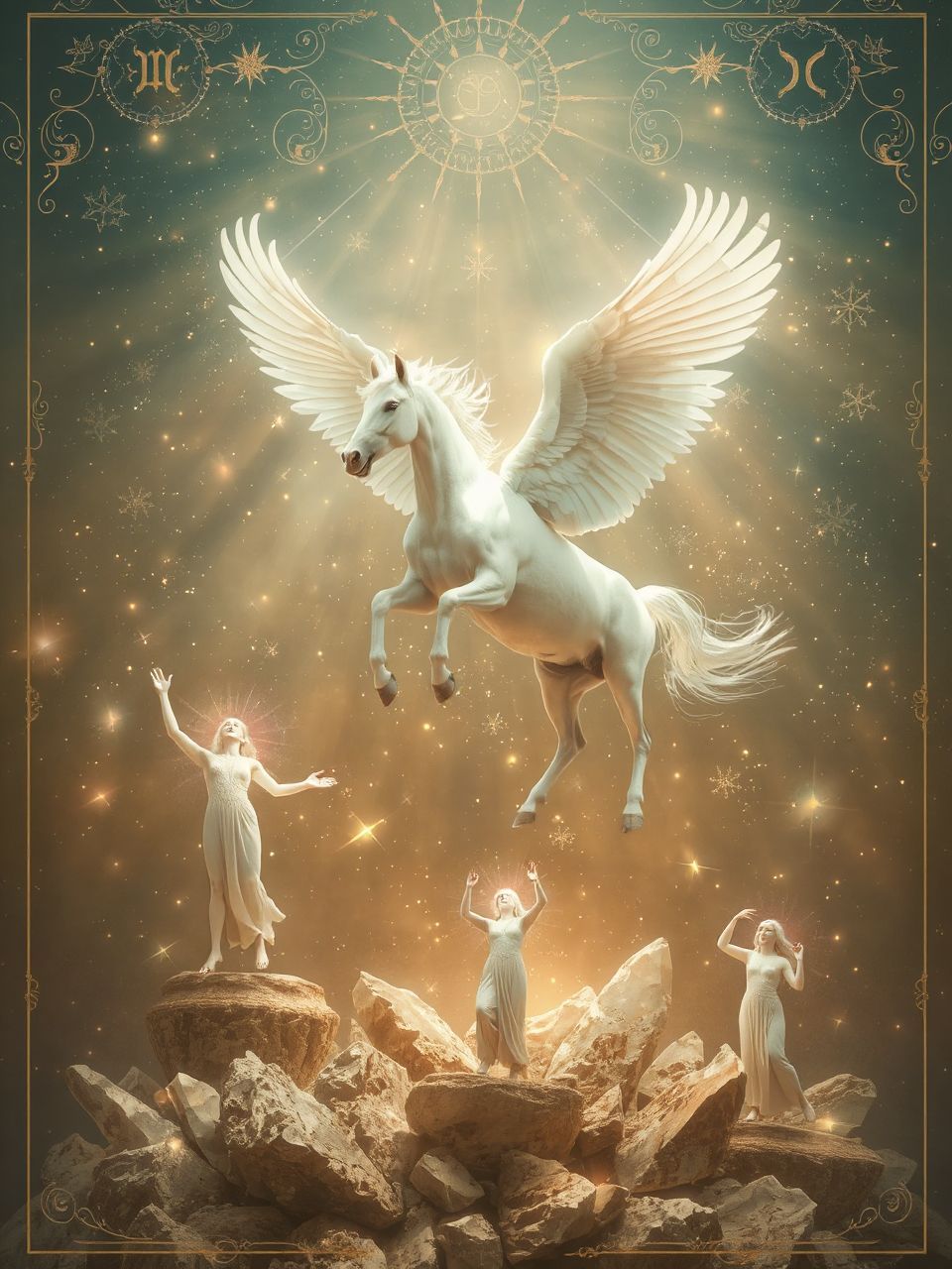 A Pegazus a nehézségekben is szárnyalni képes szimbólum.